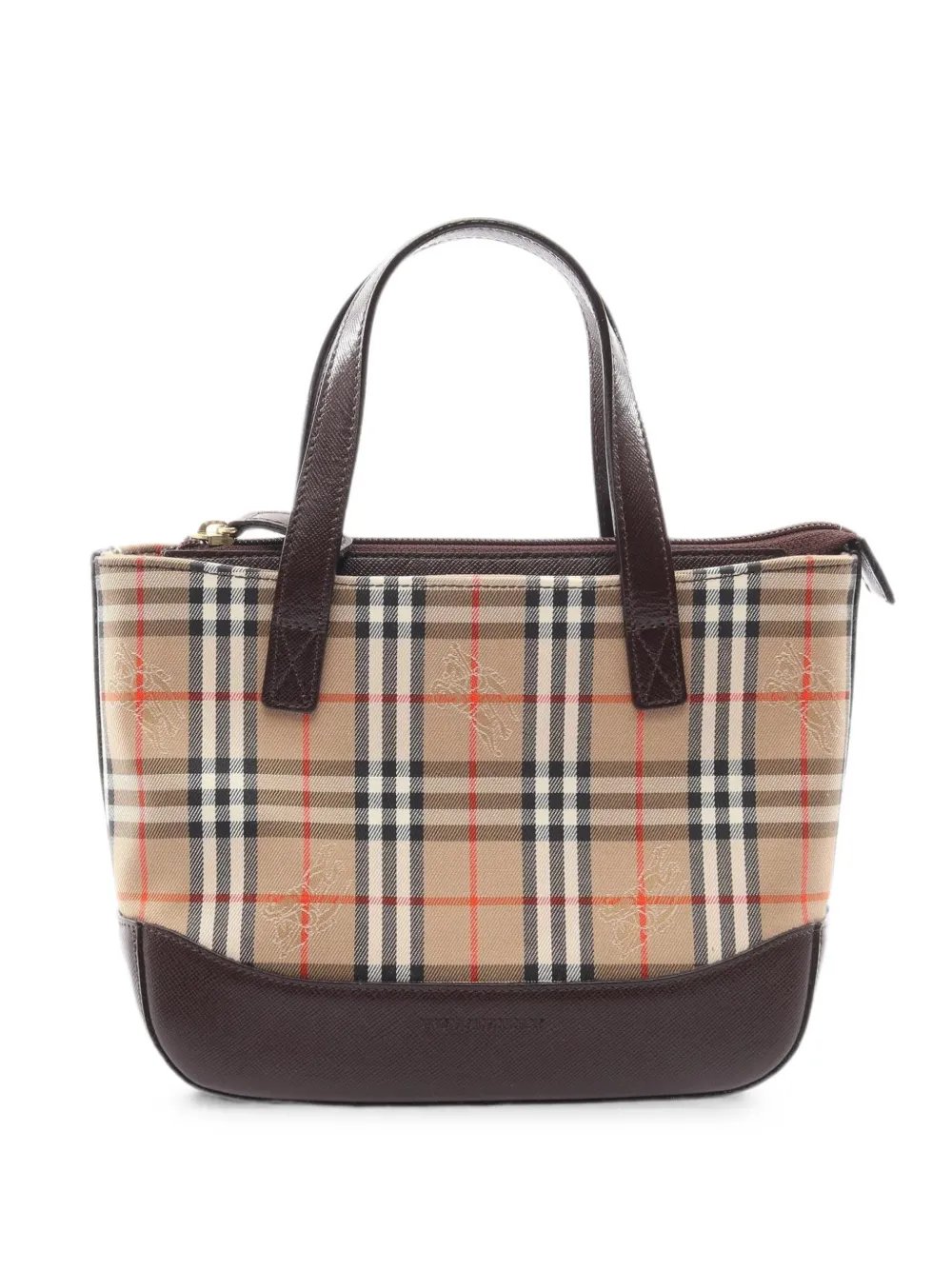 2010s Nova check tote bag