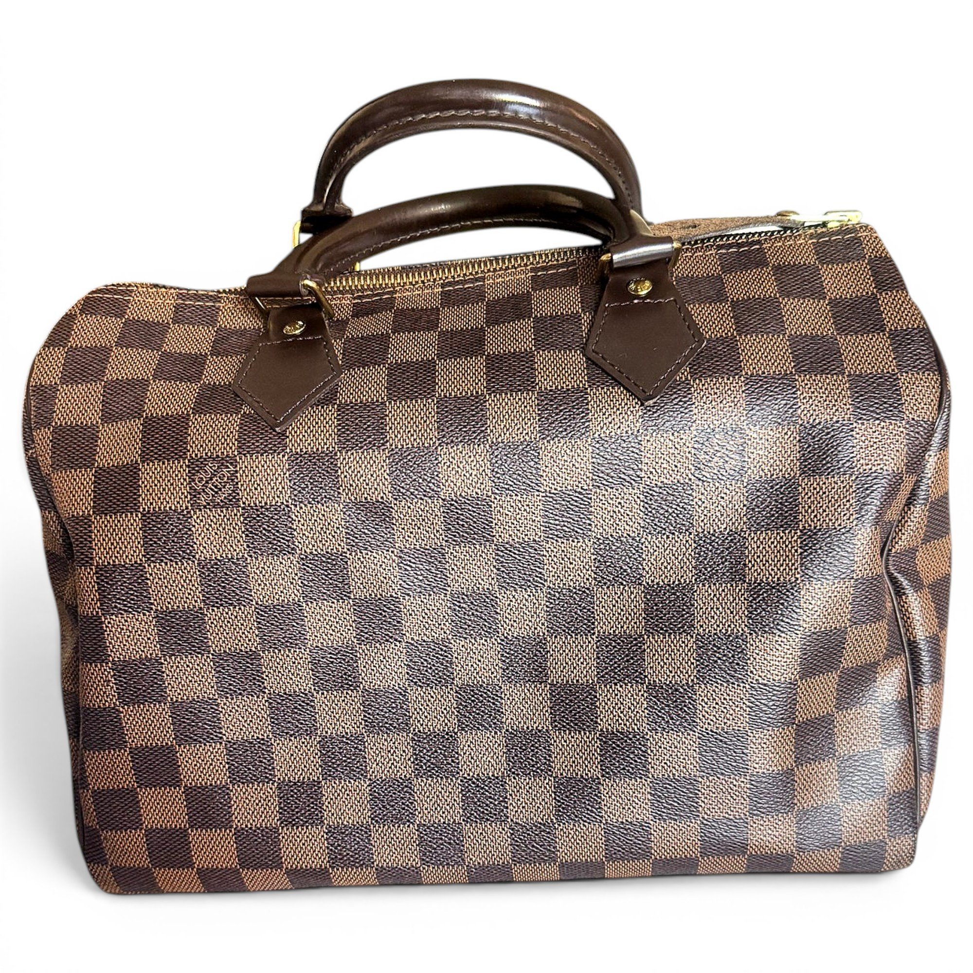 Speedy leather handbag