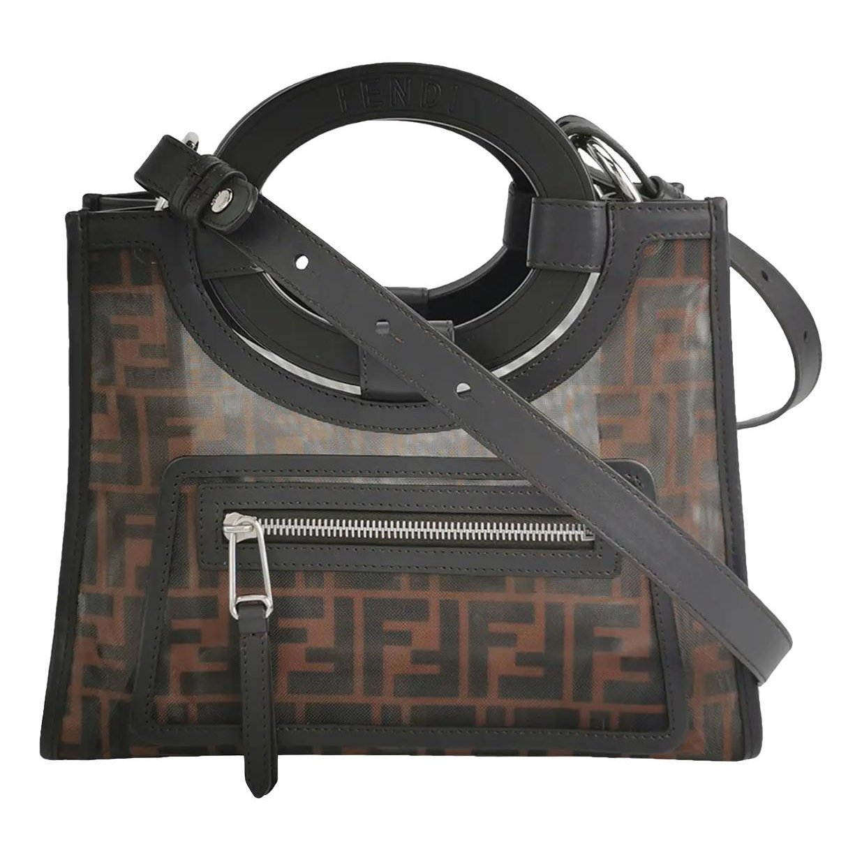 Runaway leather crossbody bag