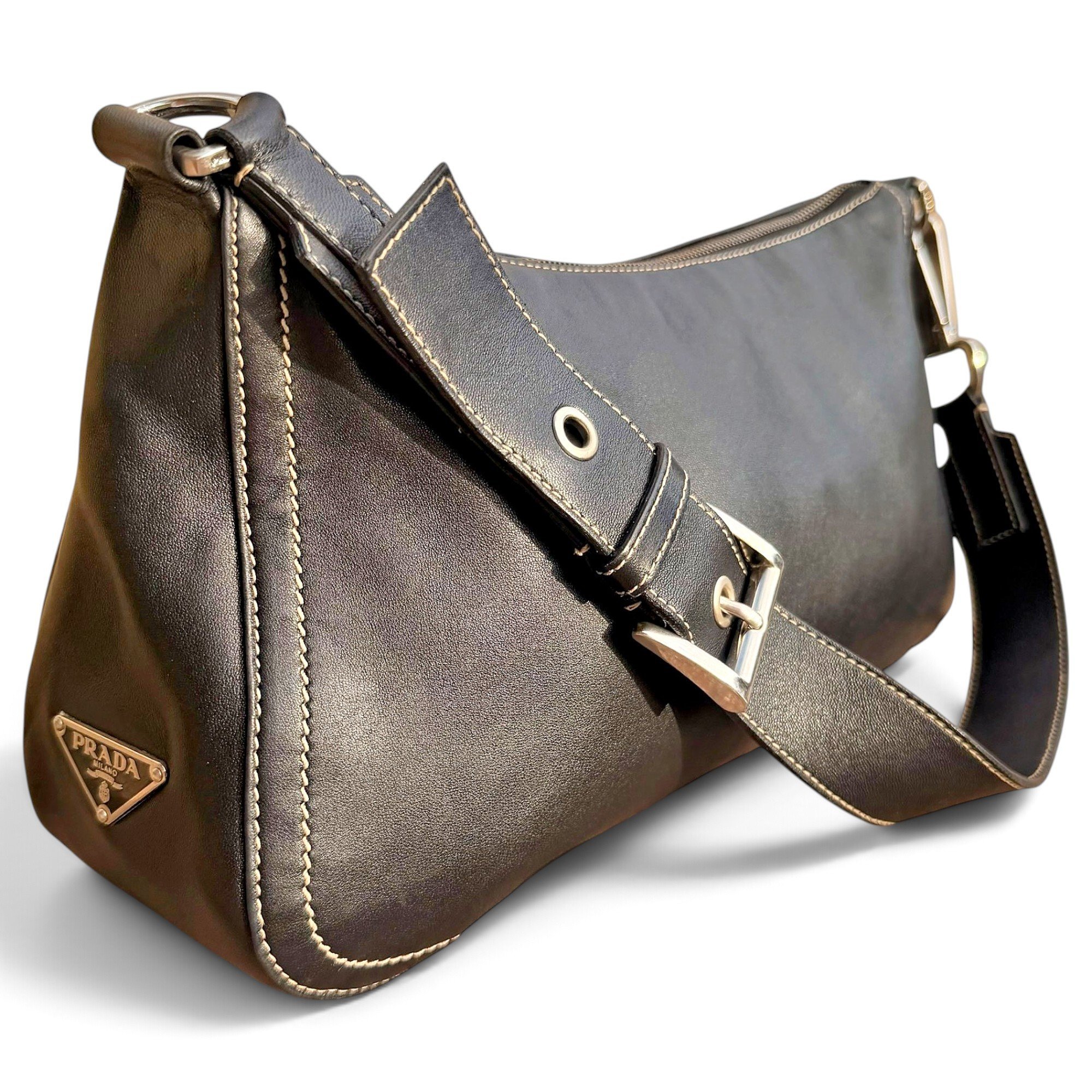 Leather handbag