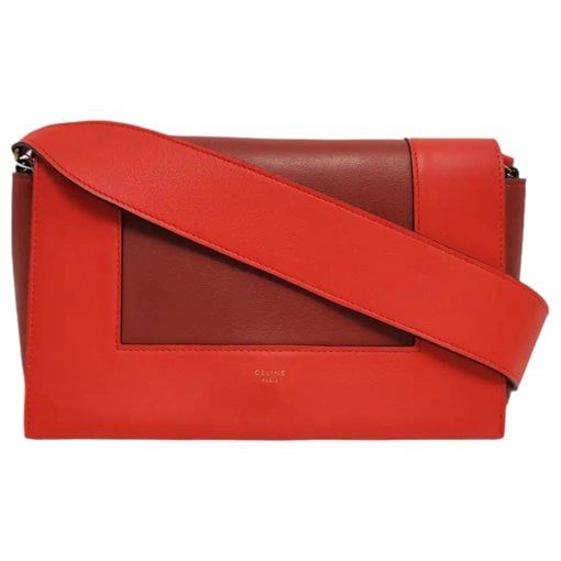 Frame leather crossbody bag