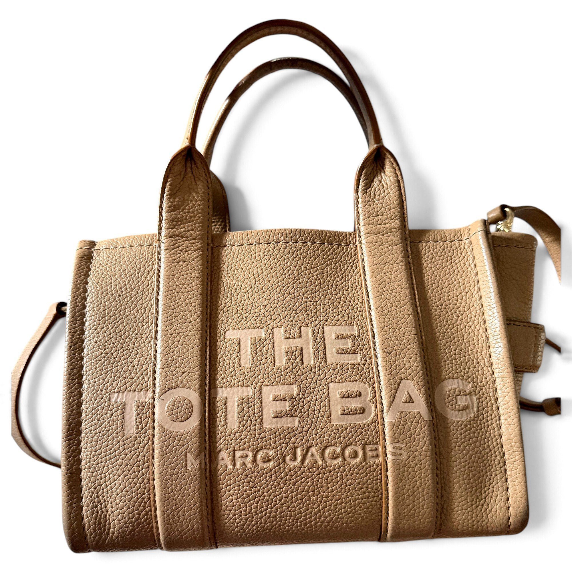 The Tag Tote leather tote
