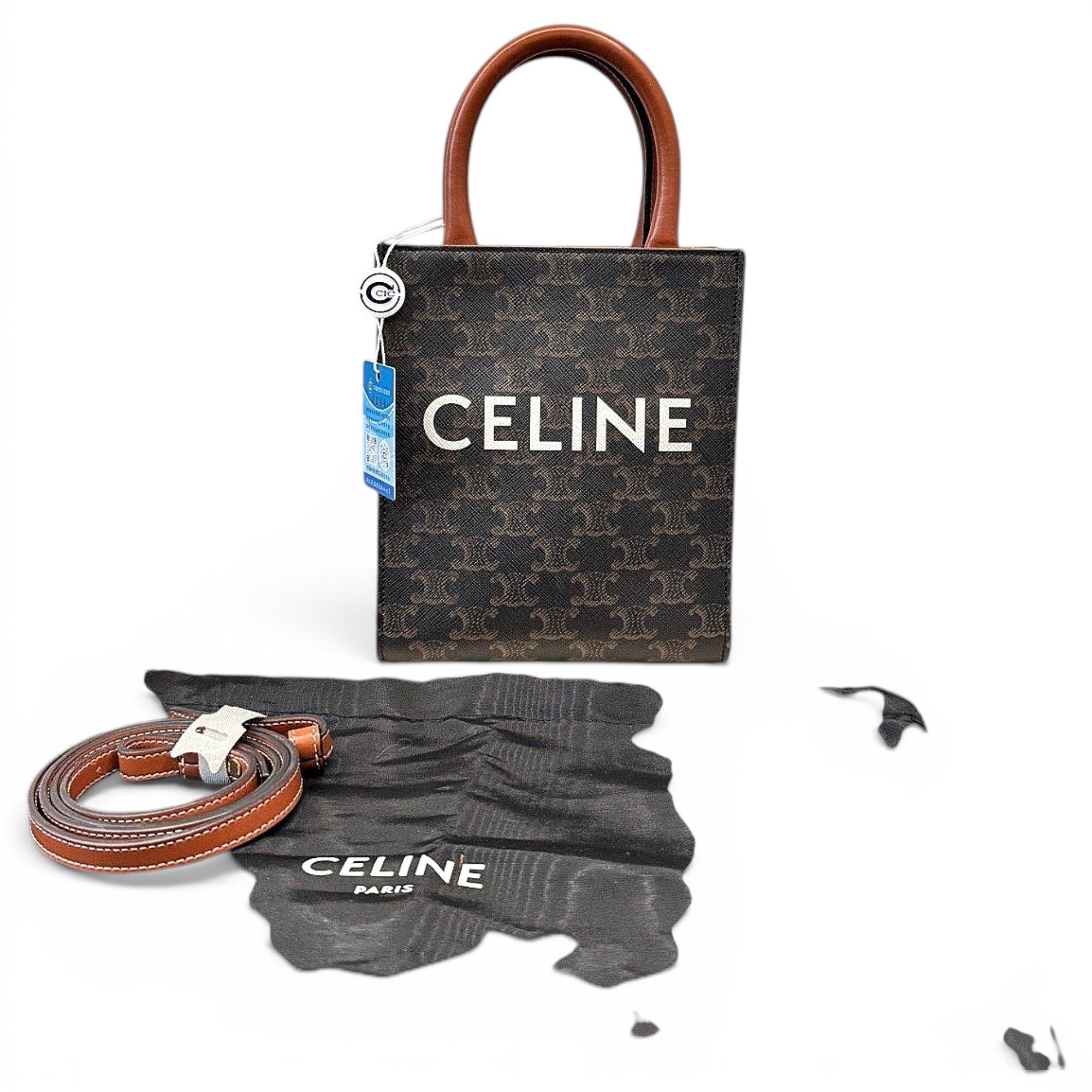 Celine Cabas leather tote