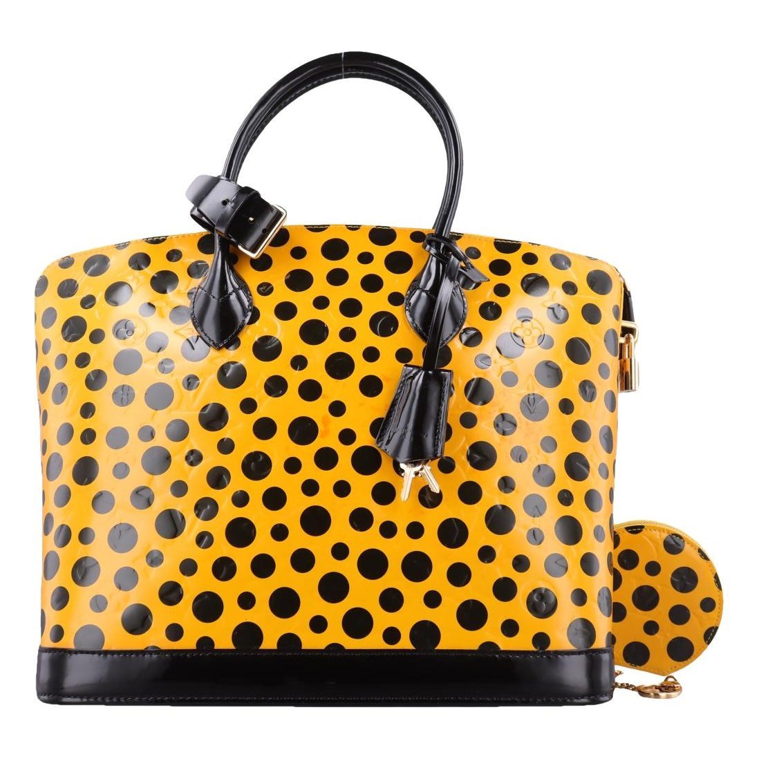 Lockit patent leather handbag