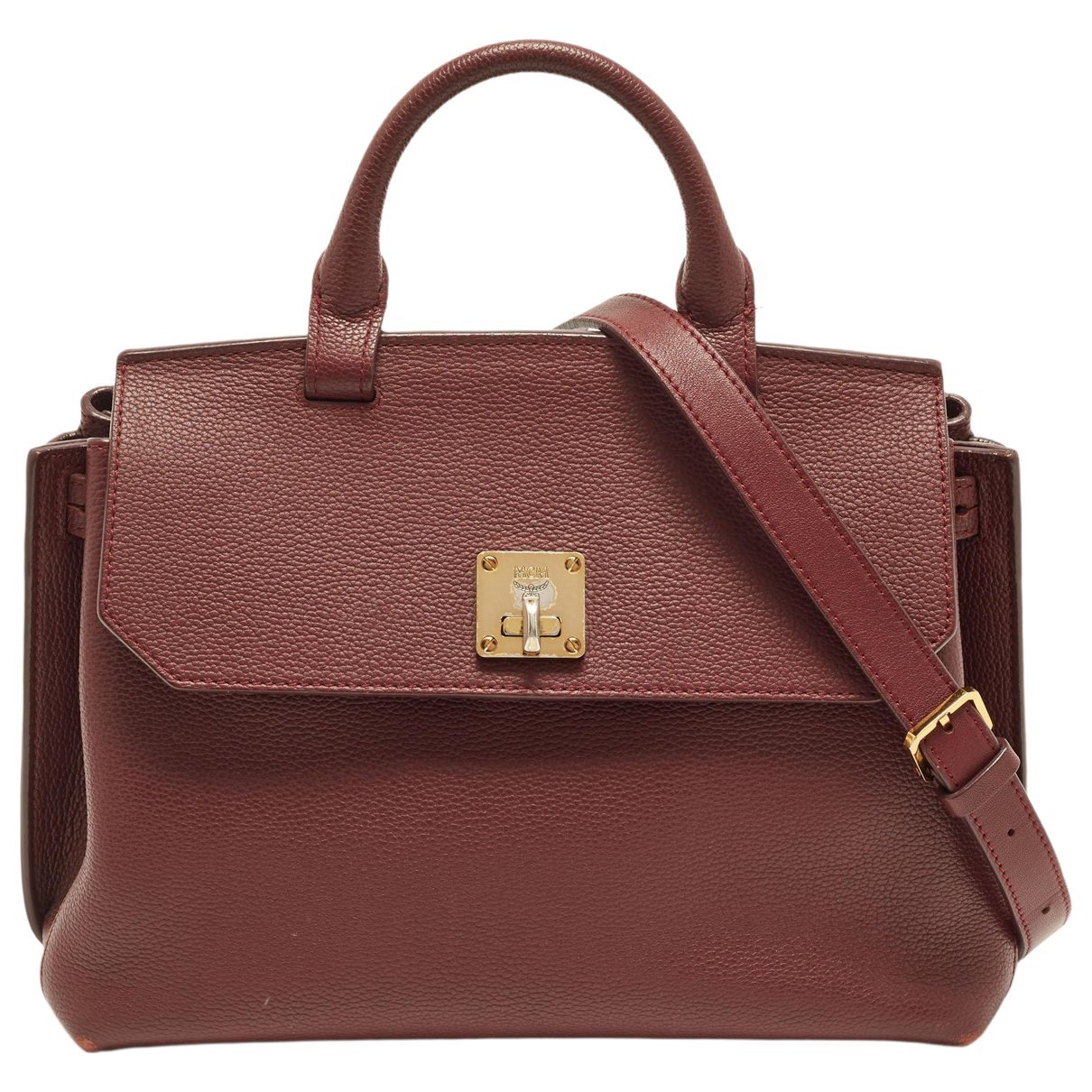 Milla leather satchel