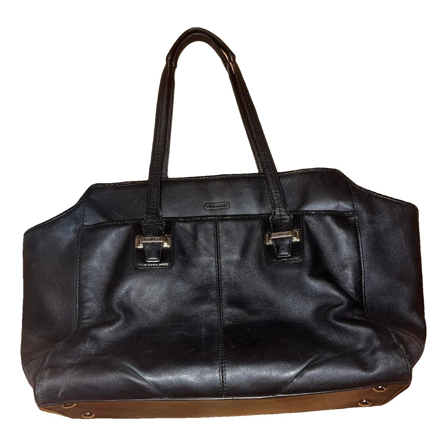 Leather tote