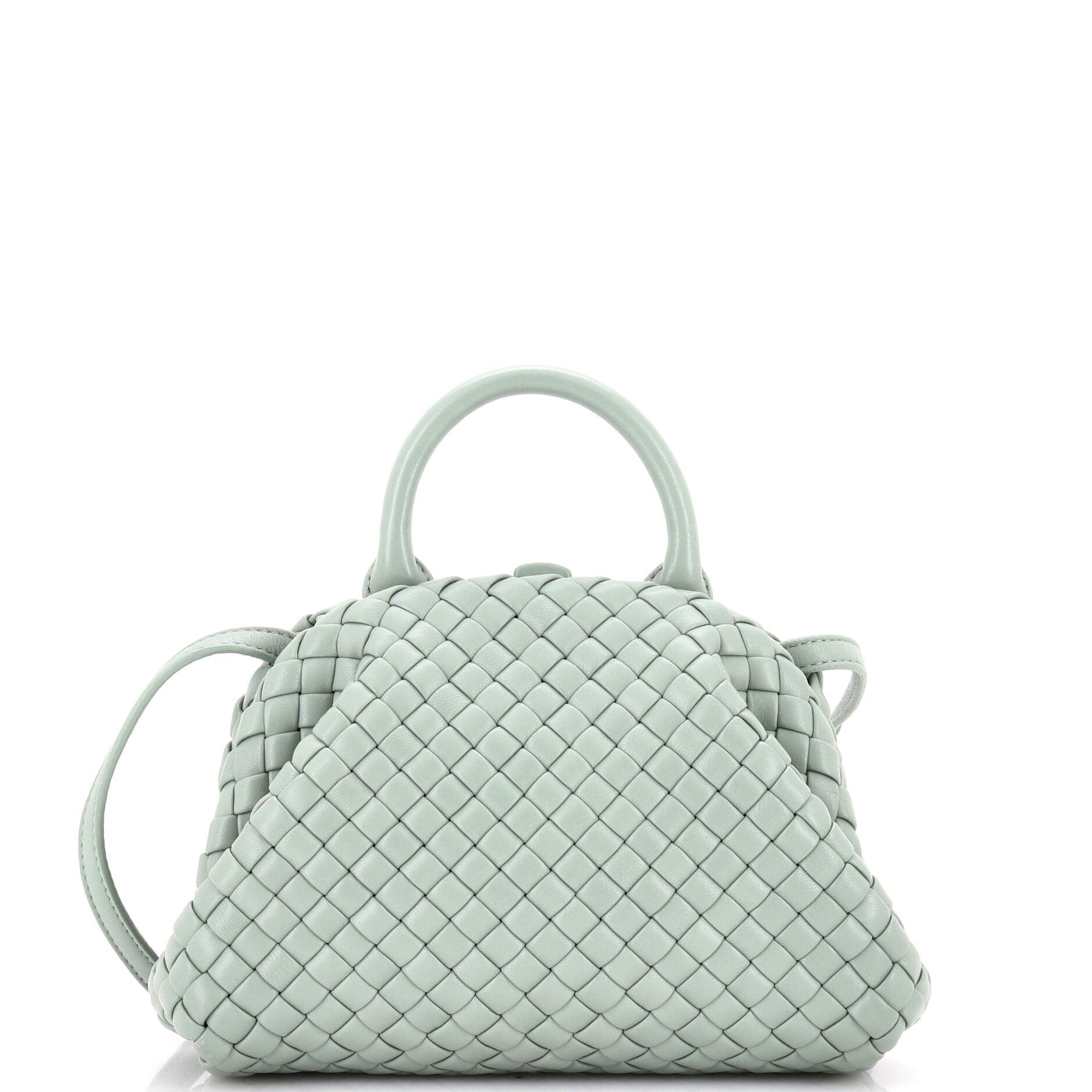 Padded Handle Tote Intrecciato Nappa Mini