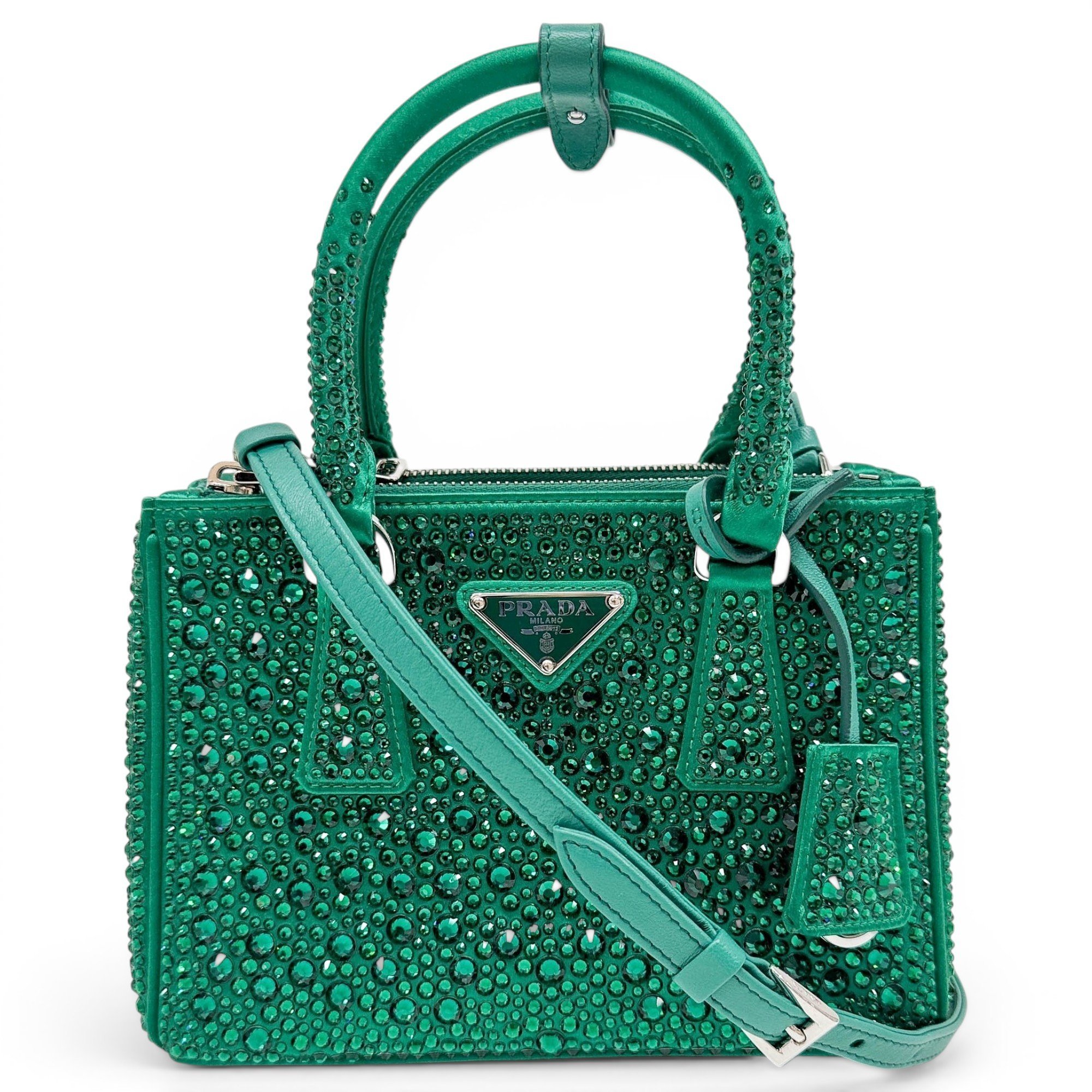 Galleria silk handbag
