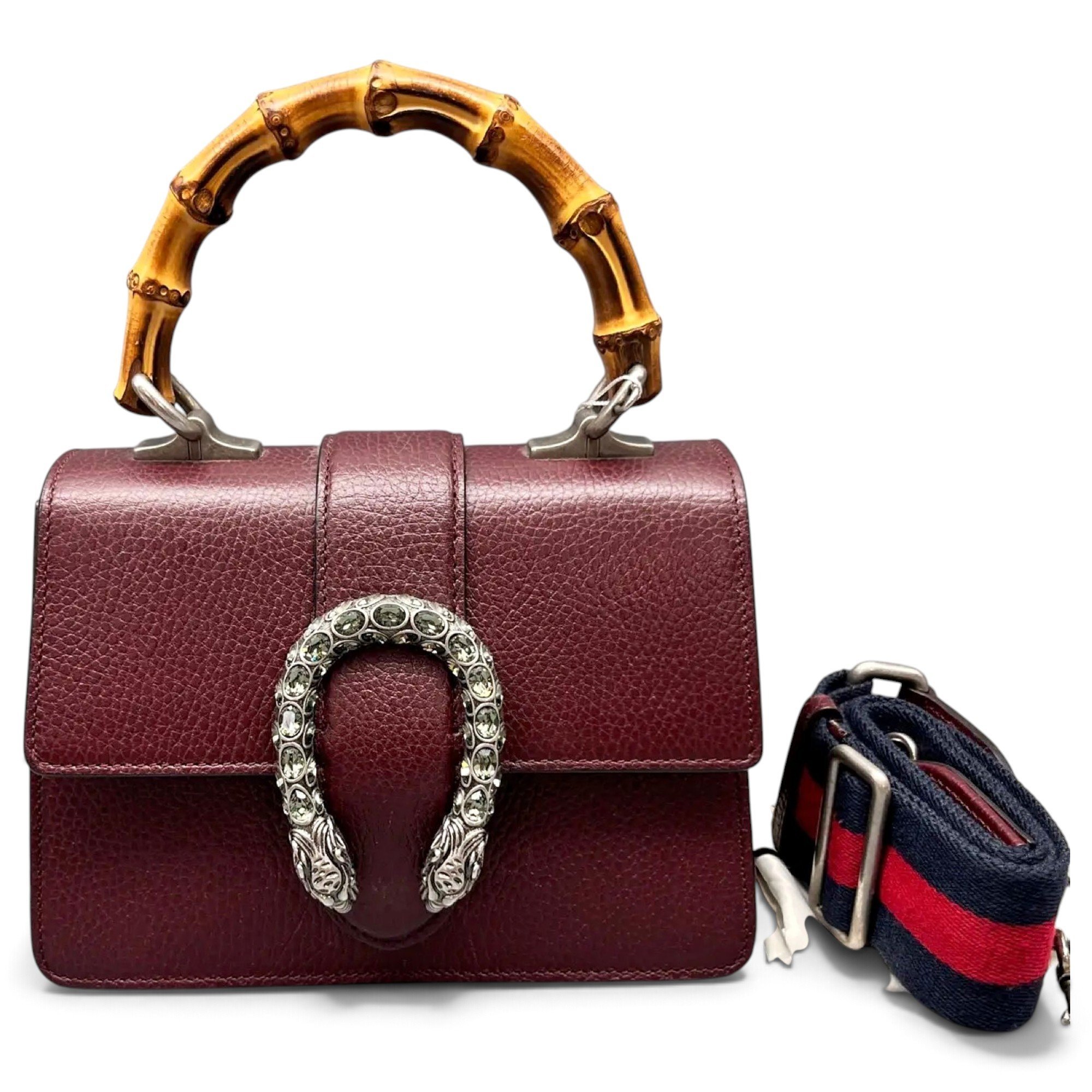 Dionysus Bamboo leather handbag