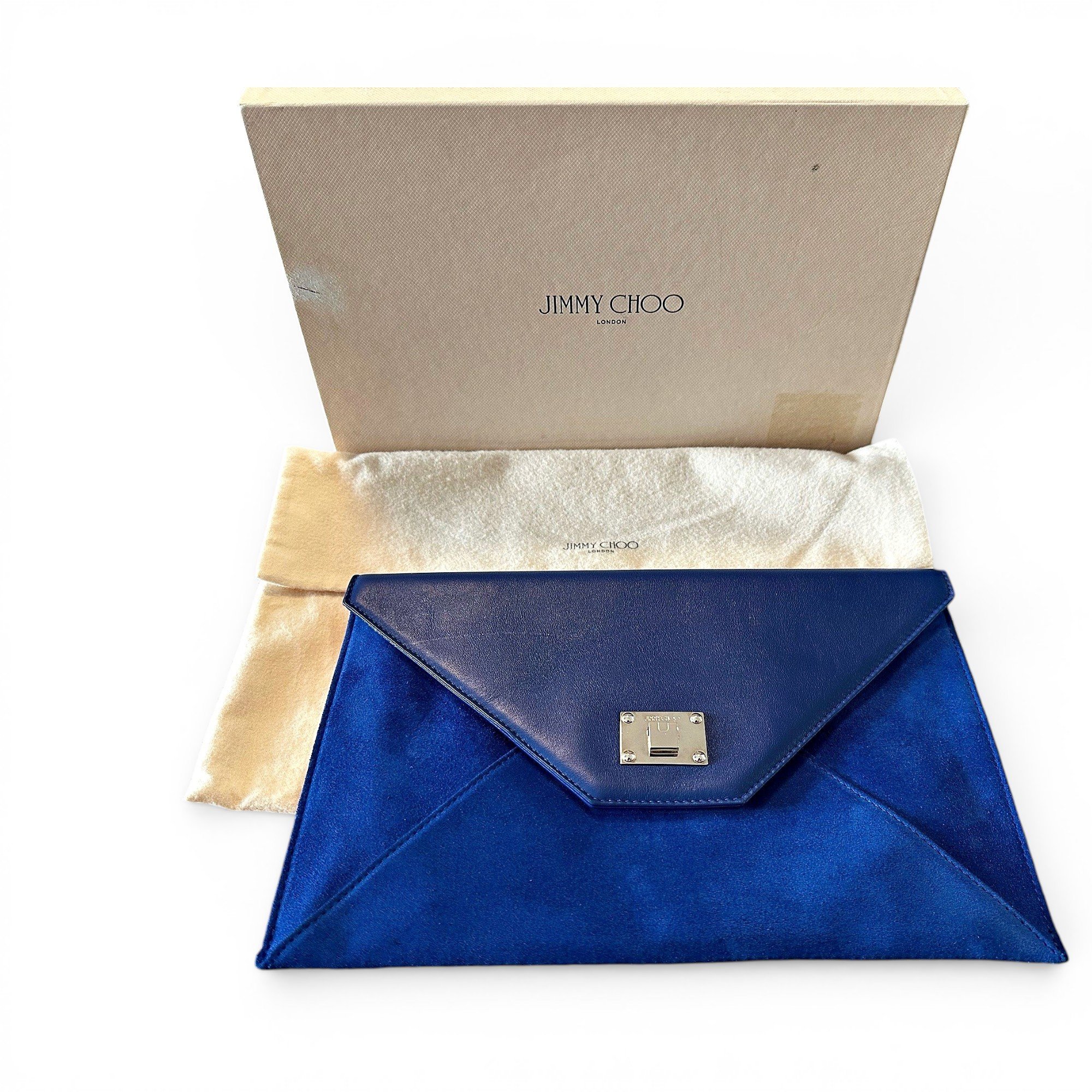 Rosetta leather clutch bag
