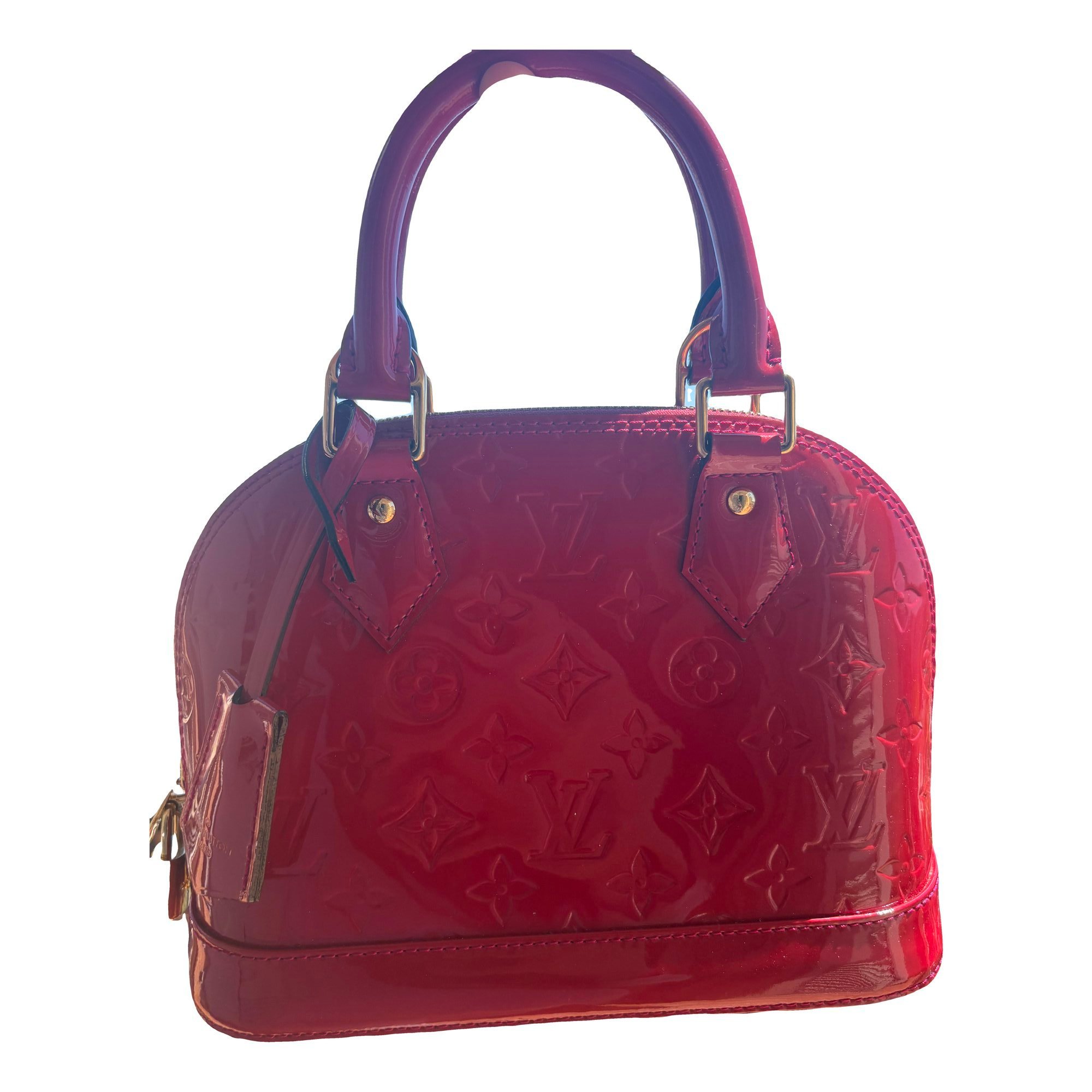 Alma BB patent leather handbag
