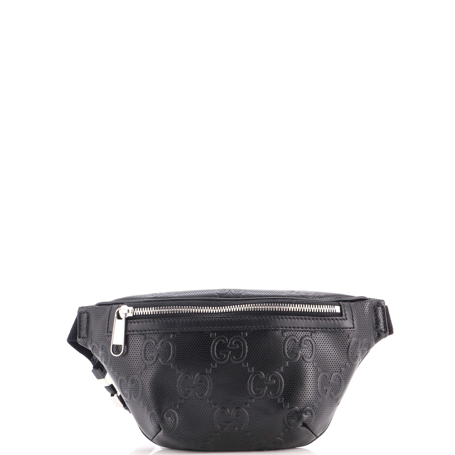 Belt Bag GG Embossed Perforated Leather Small