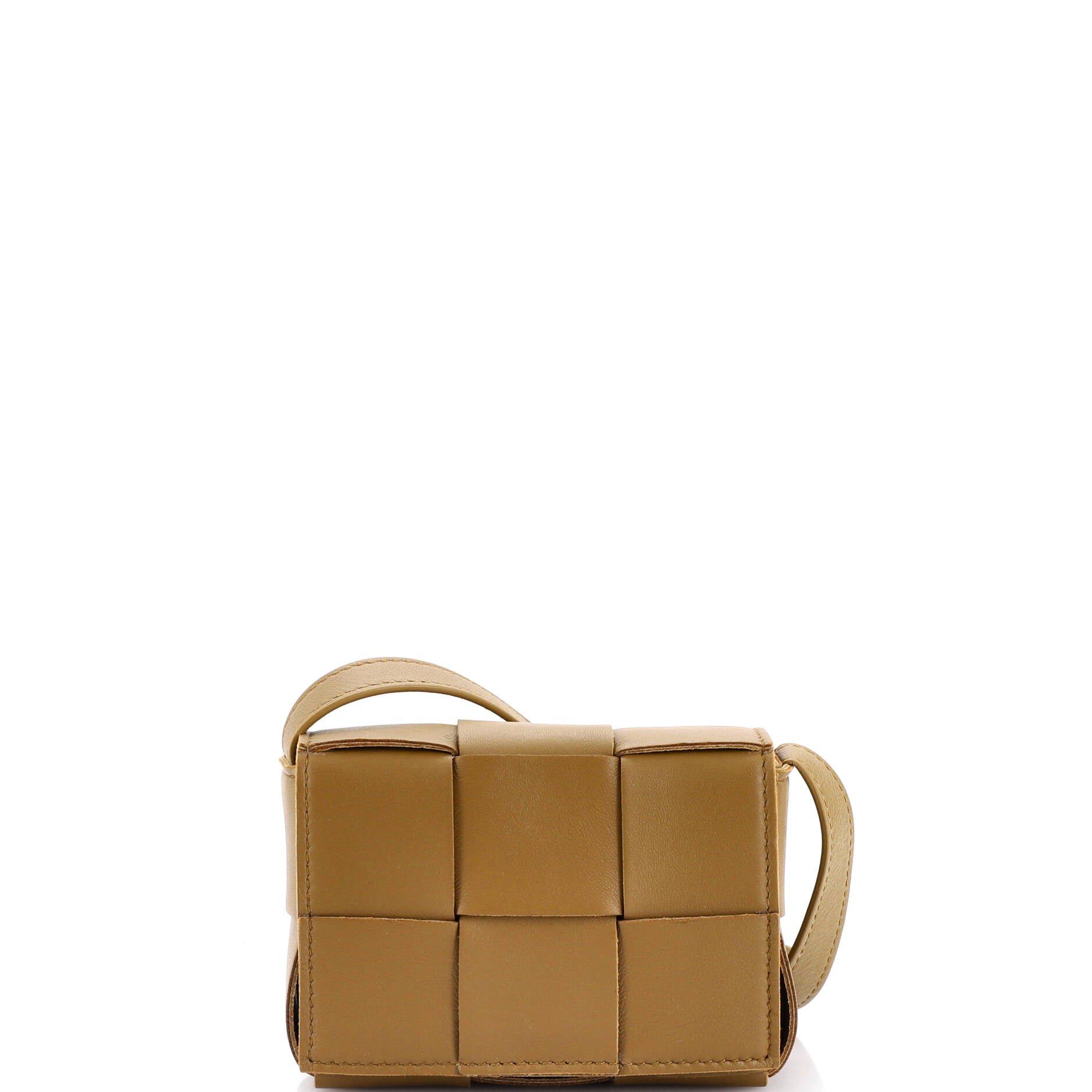 Bottega Veneta Cassette Crossbody Bag Maxi Intrecciato Leather Candy