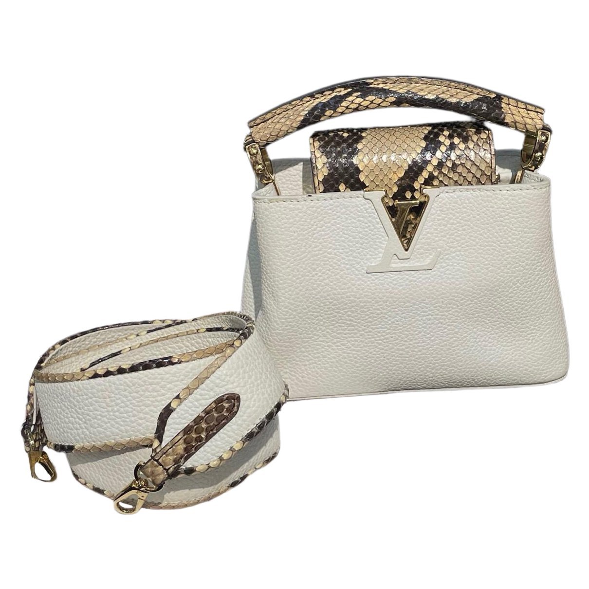 Capucines leather handbag