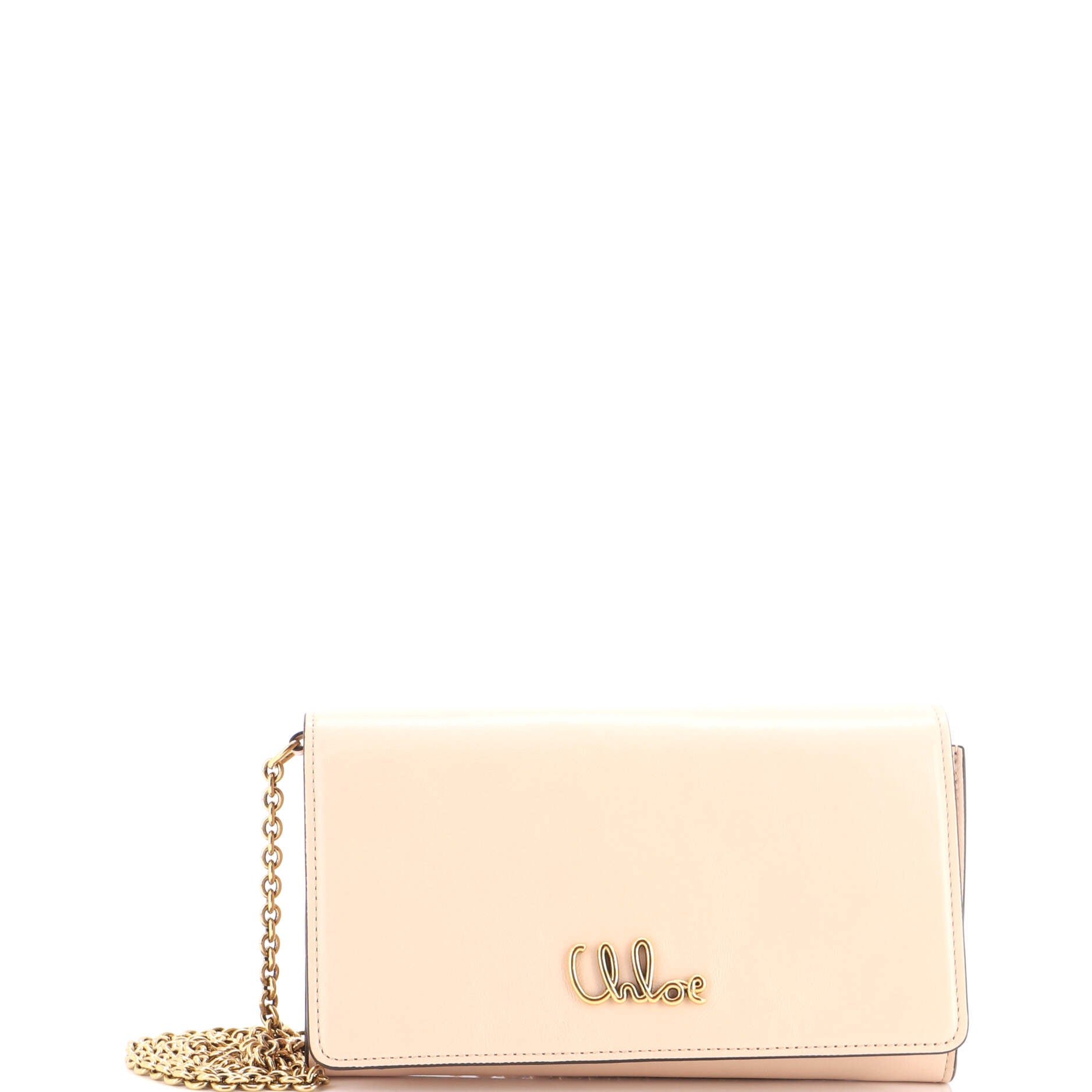 Iconic Flap Wallet on Chain Leather