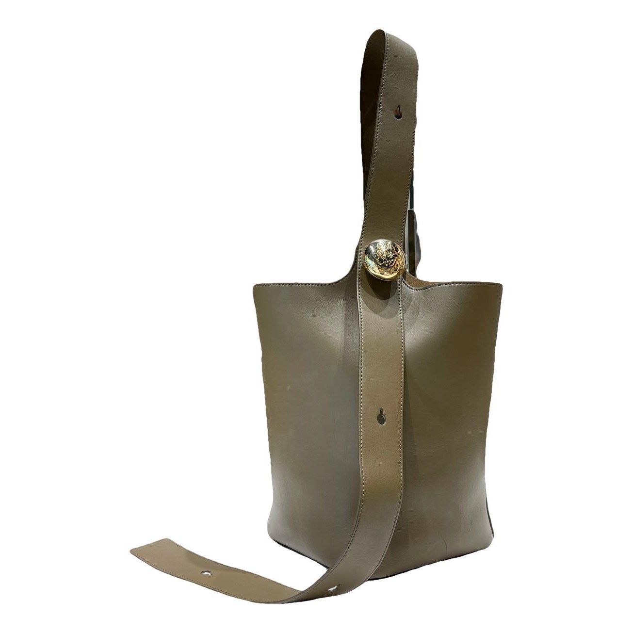Pebble leather handbag