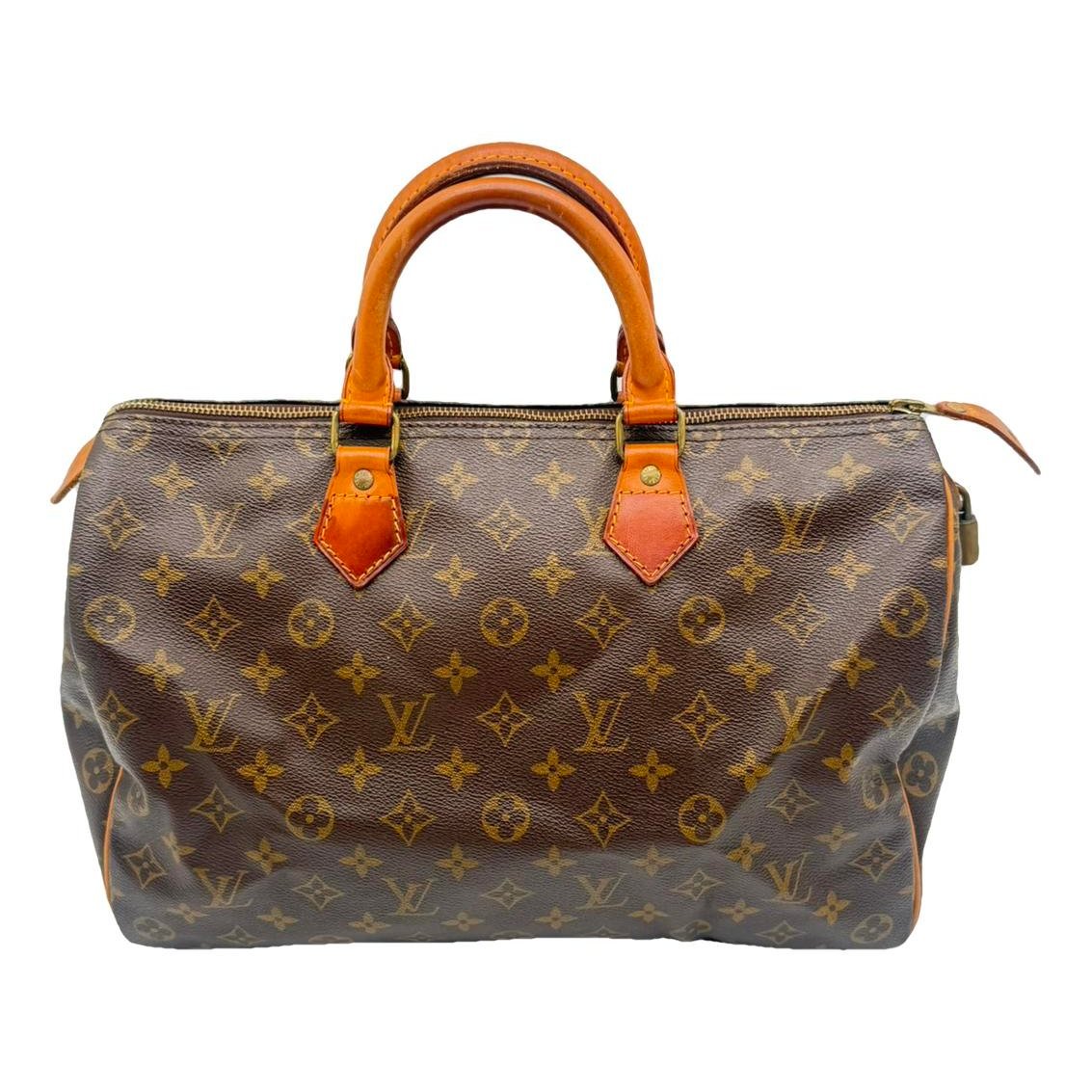 Speedy leather handbag