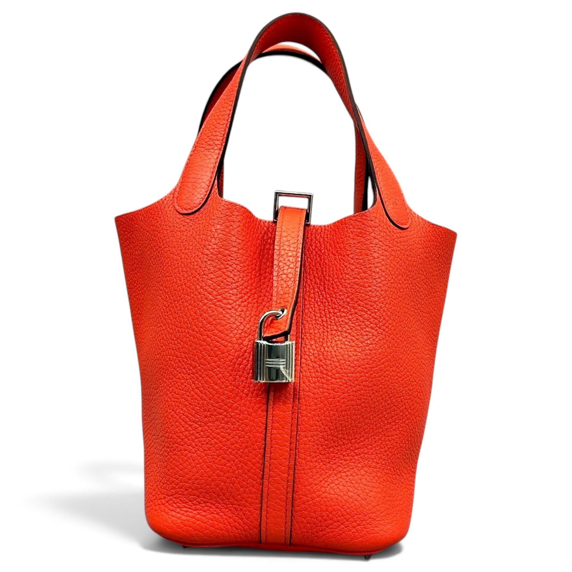 Picotin leather handbag