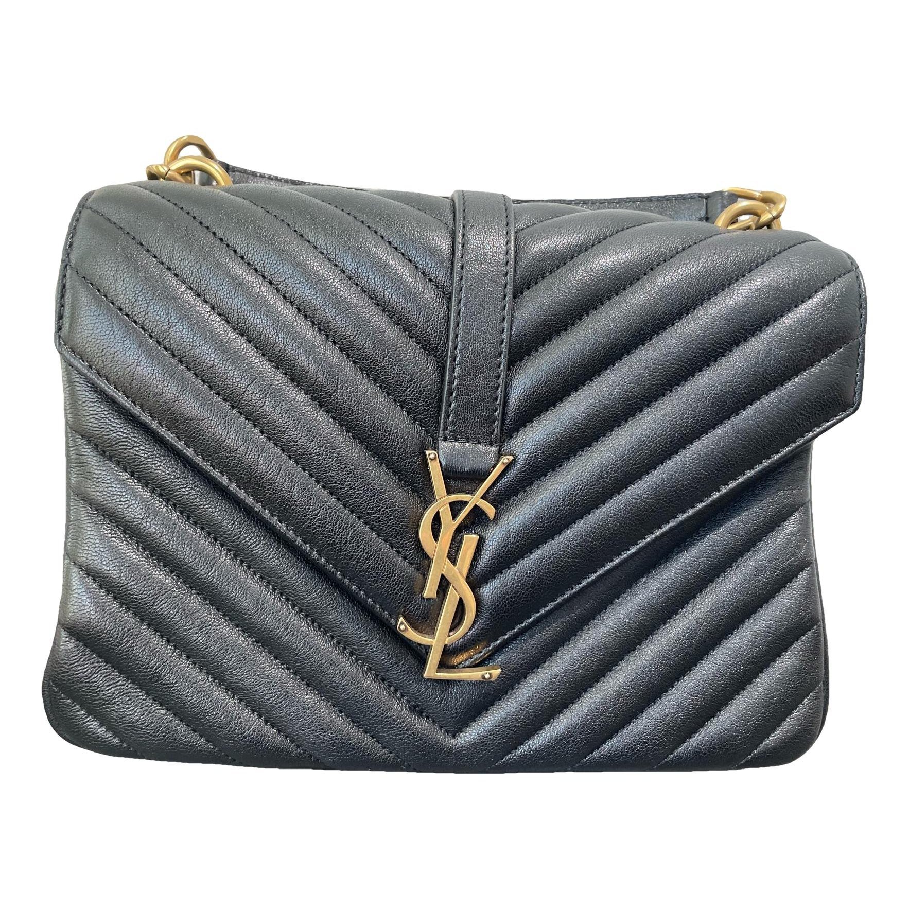 Collége monogramme pony-style calfskin handbag