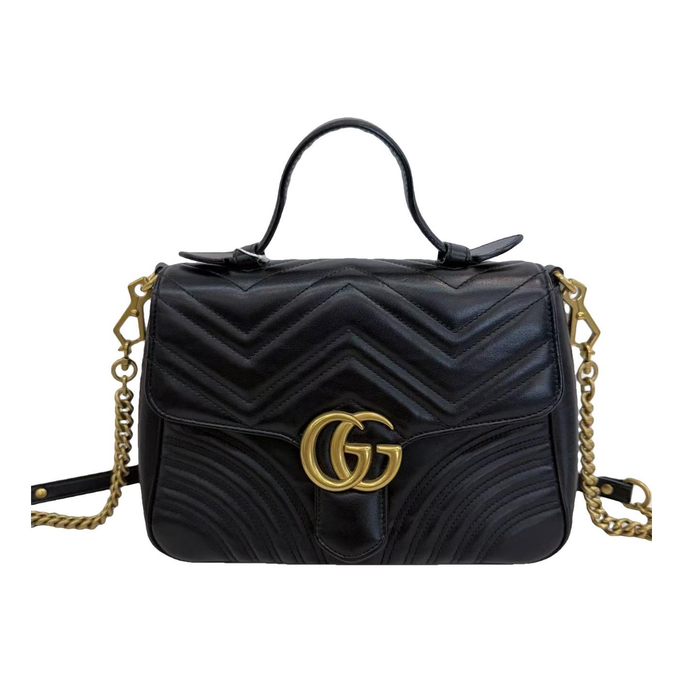 GG Marmont Flap leather handbag