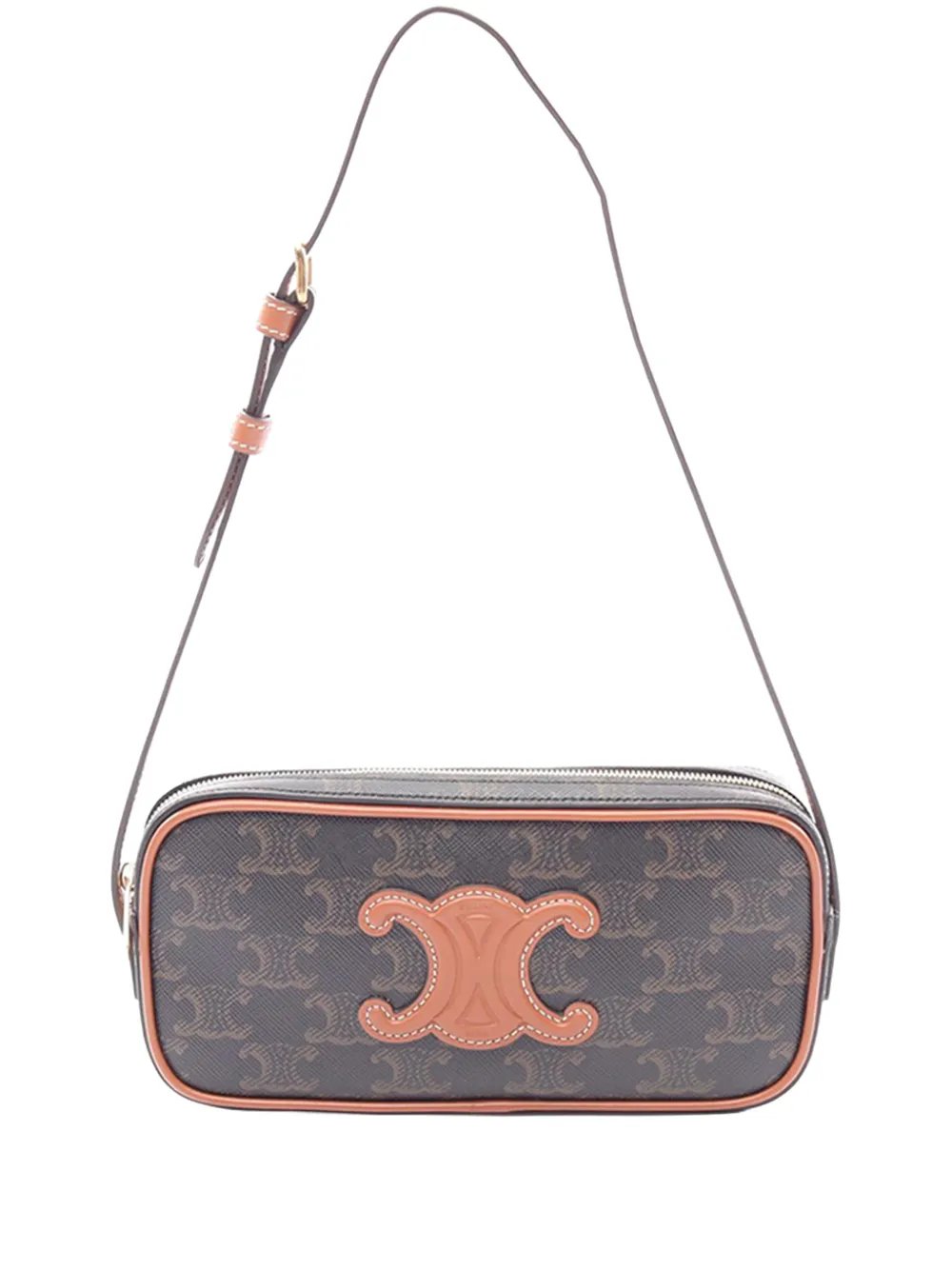 2010-2026 Mini Triomphe Cuir Coated Canvas Camera Bag shoulder bag