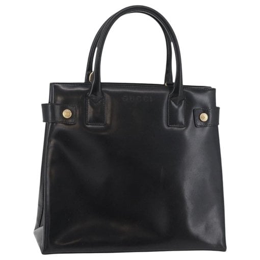 Patent leather handbag