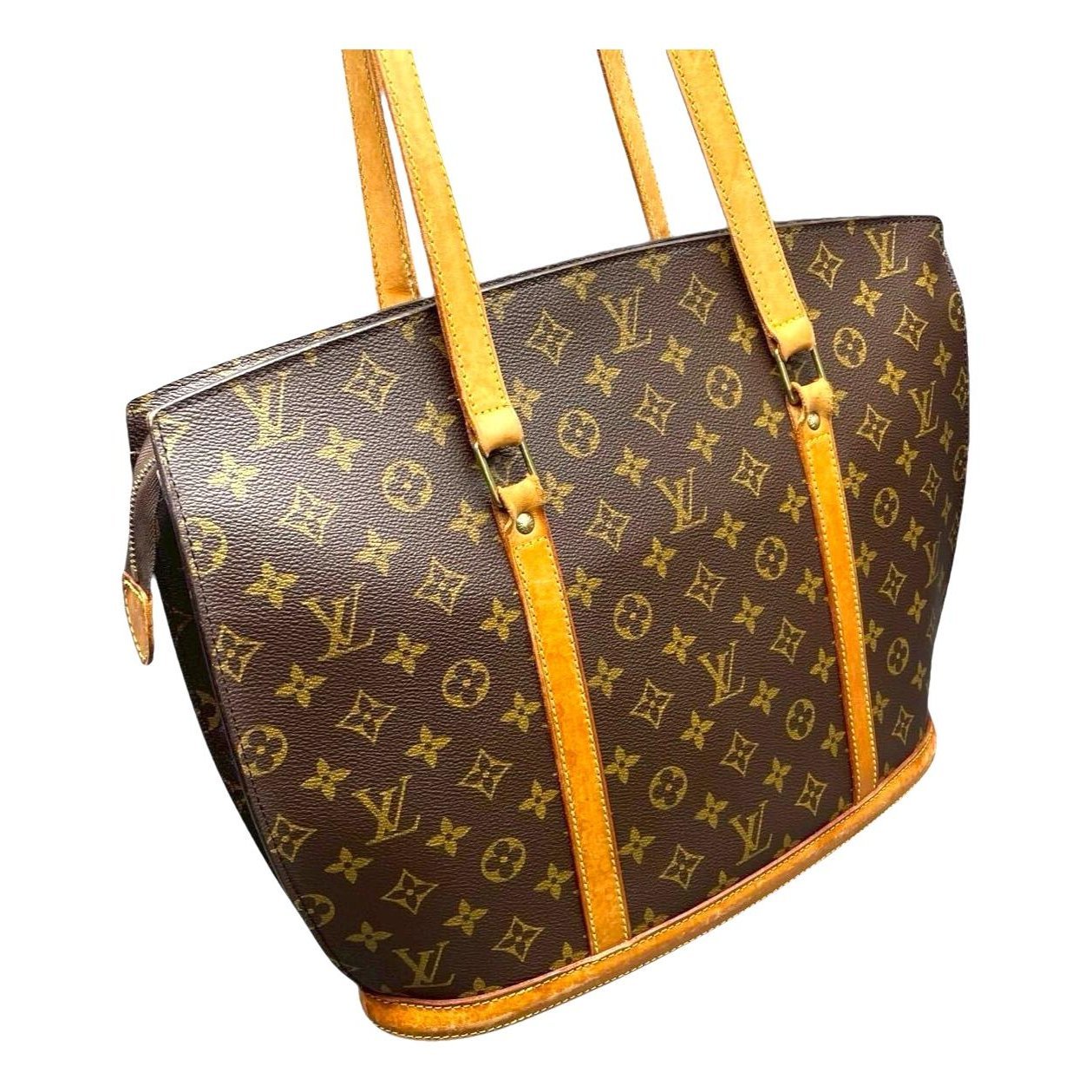 Babylone vintage leather tote