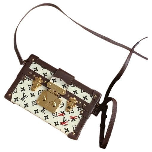 Petite Malle leather crossbody bag