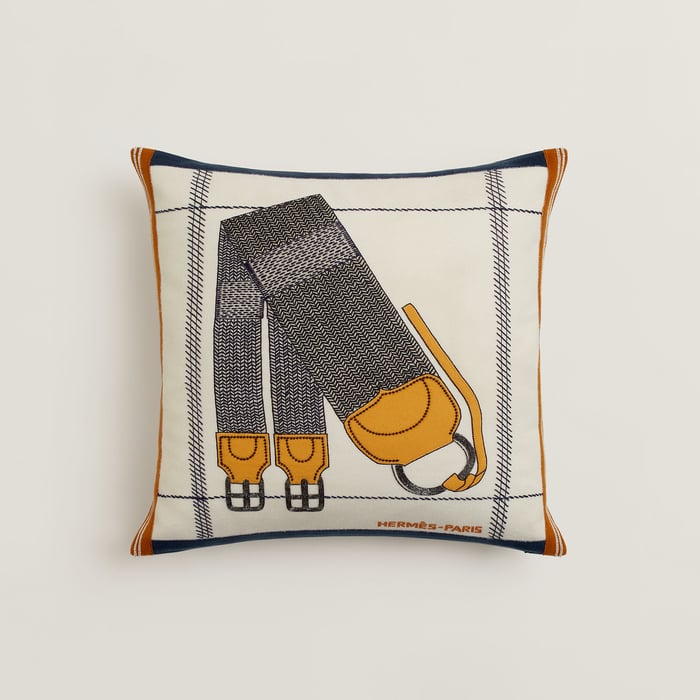 Écru Harnais Tresse Pillow