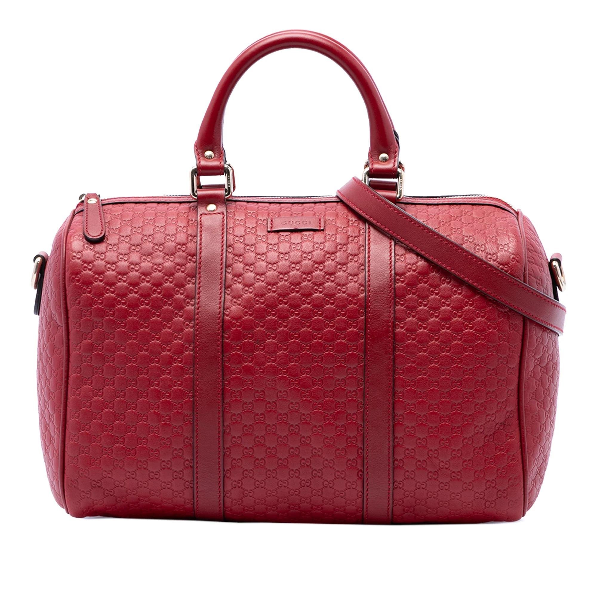 Boston leather handbag