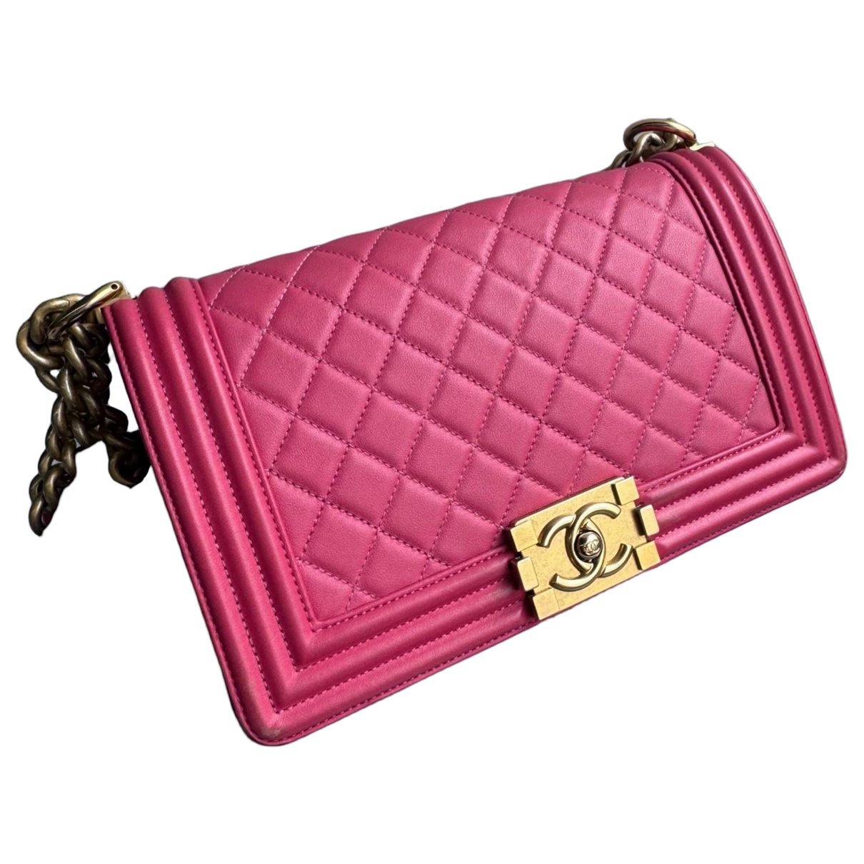Boy leather crossbody bag