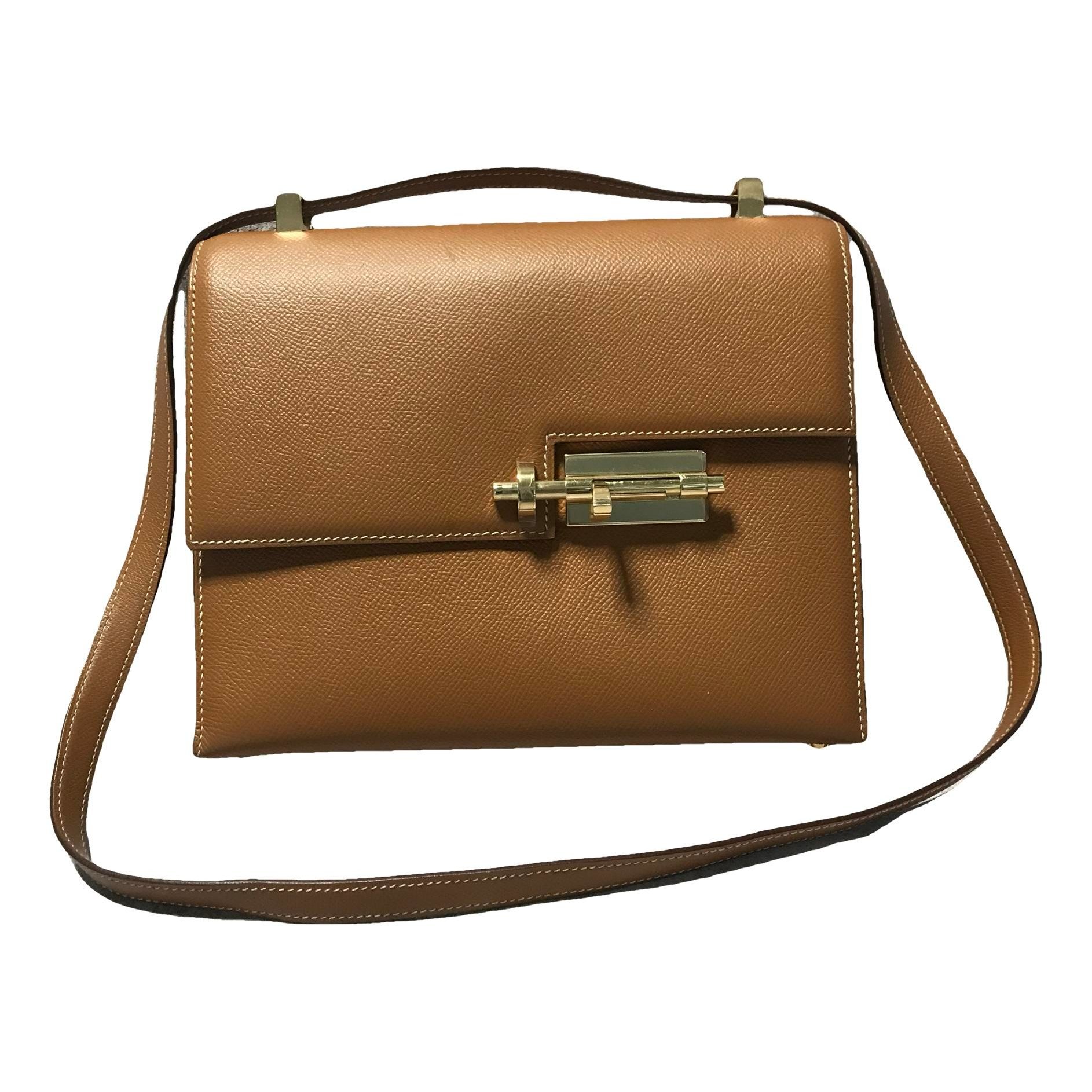 Verrou leather handbag