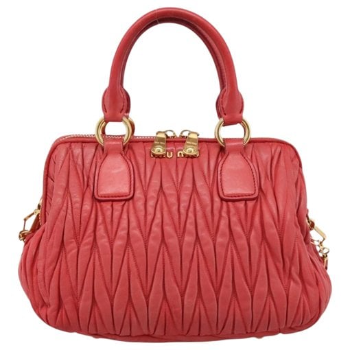 Madras leather handbag
