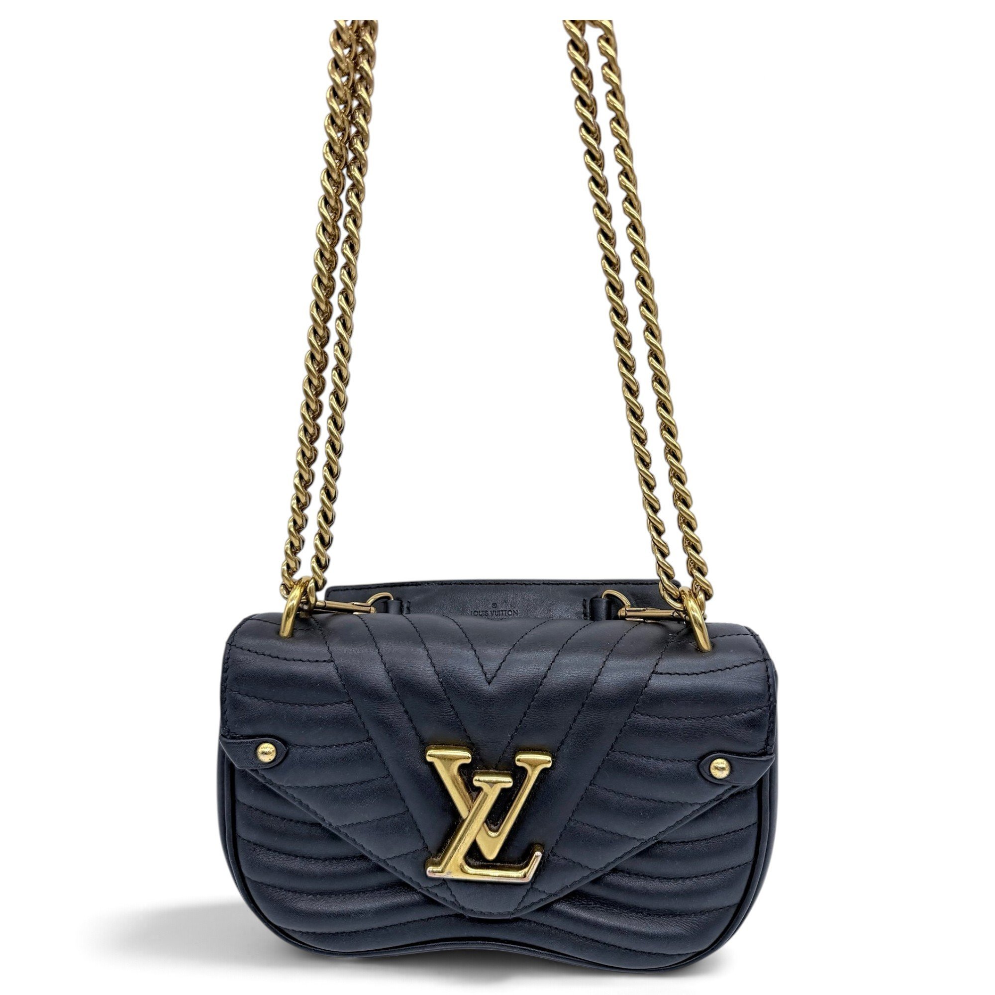 New Wave leather handbag