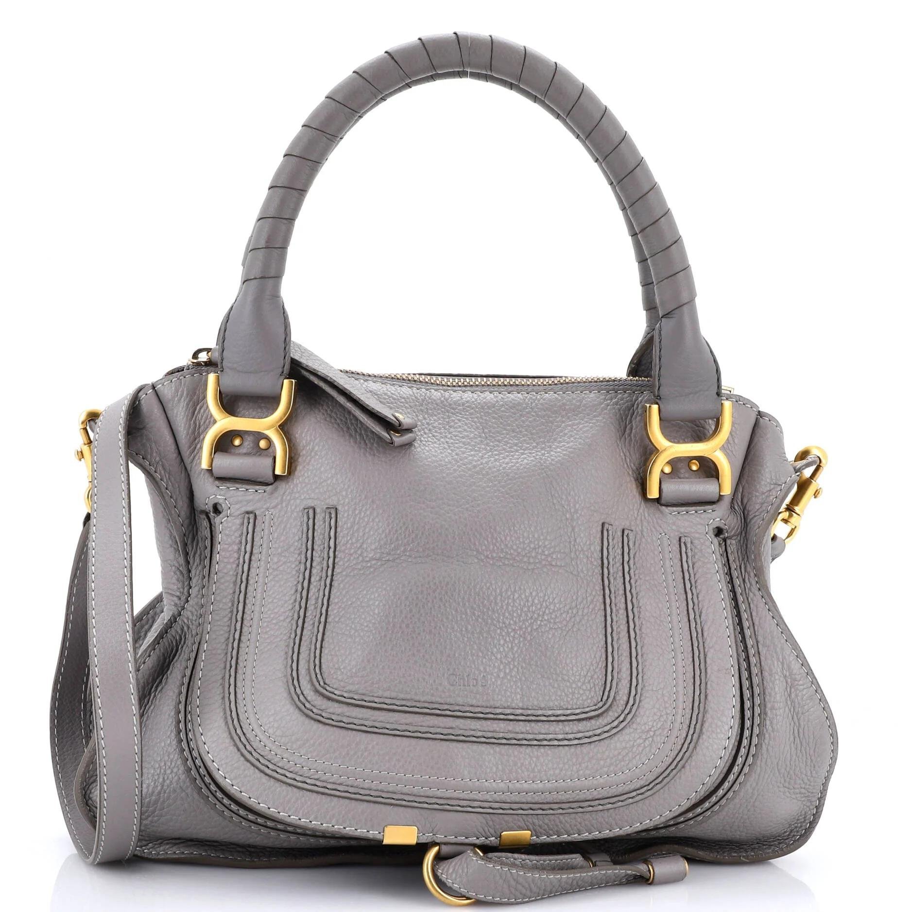 Leather satchel