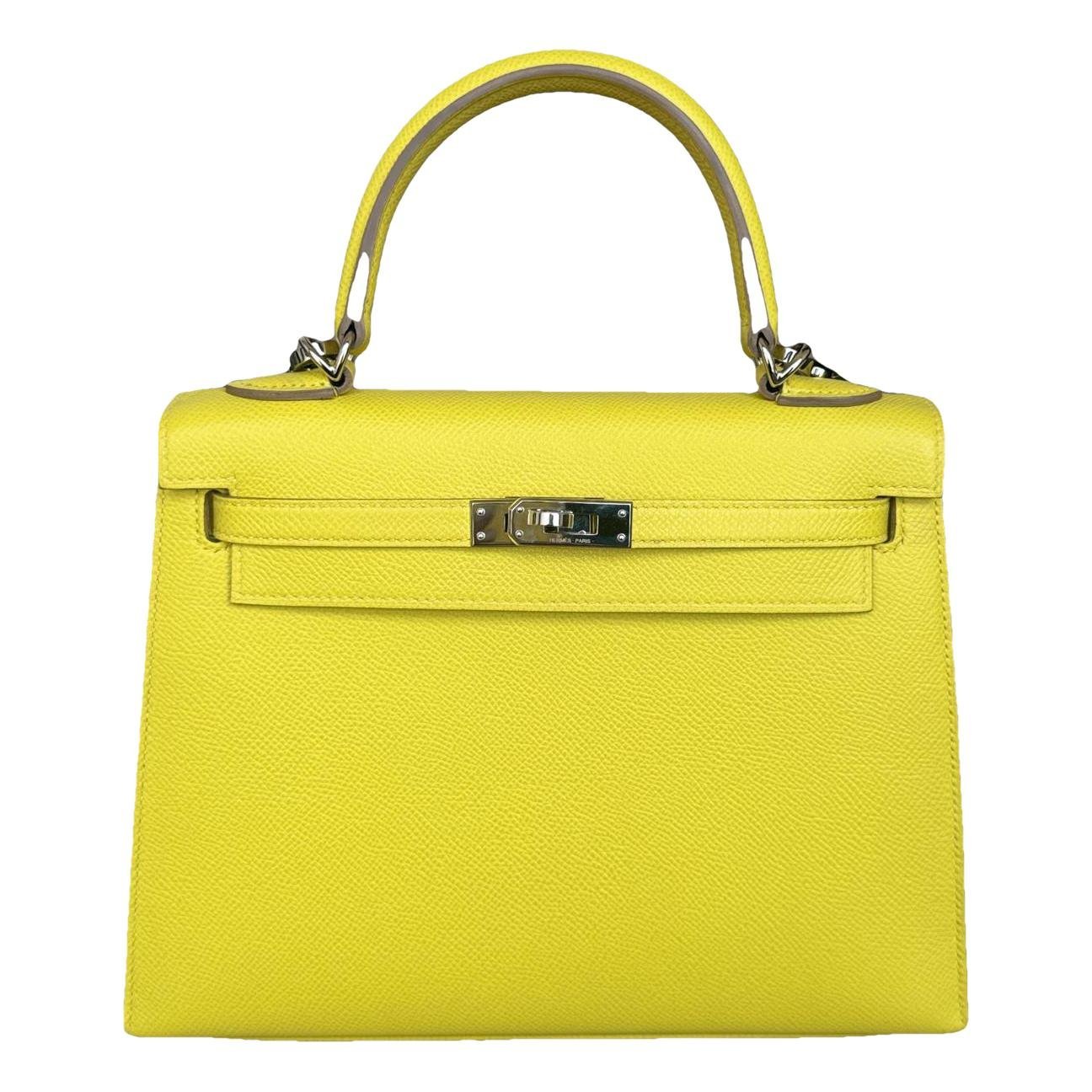 Kelly 25 leather handbag