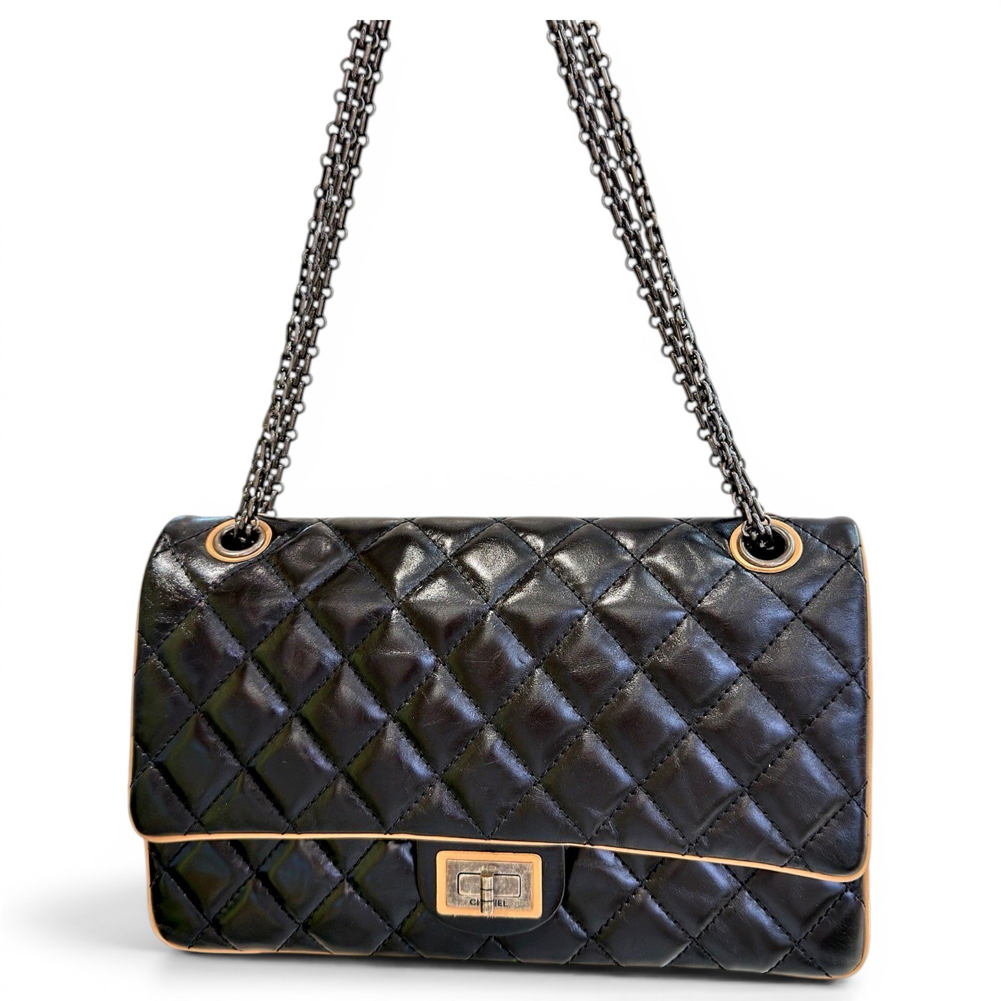 2.55 leather handbag