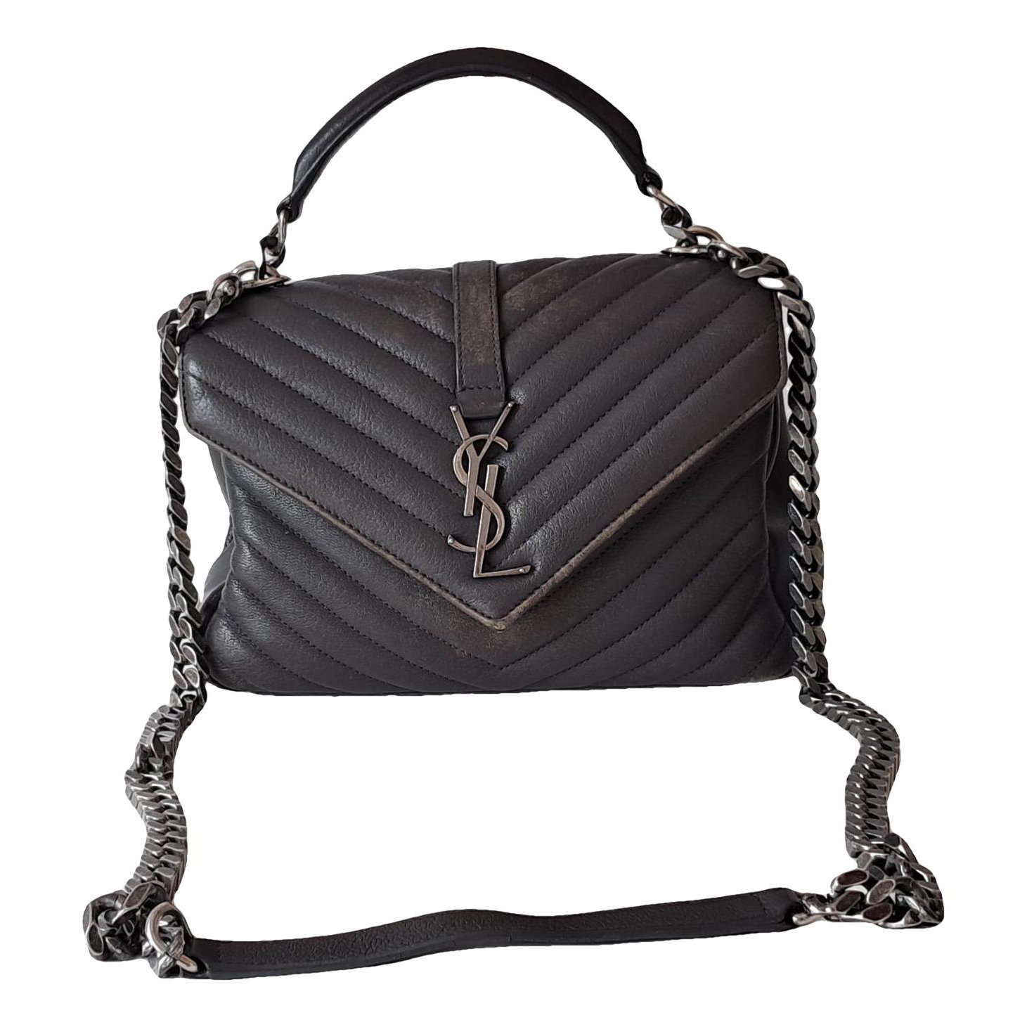 Collége monogramme leather handbag
