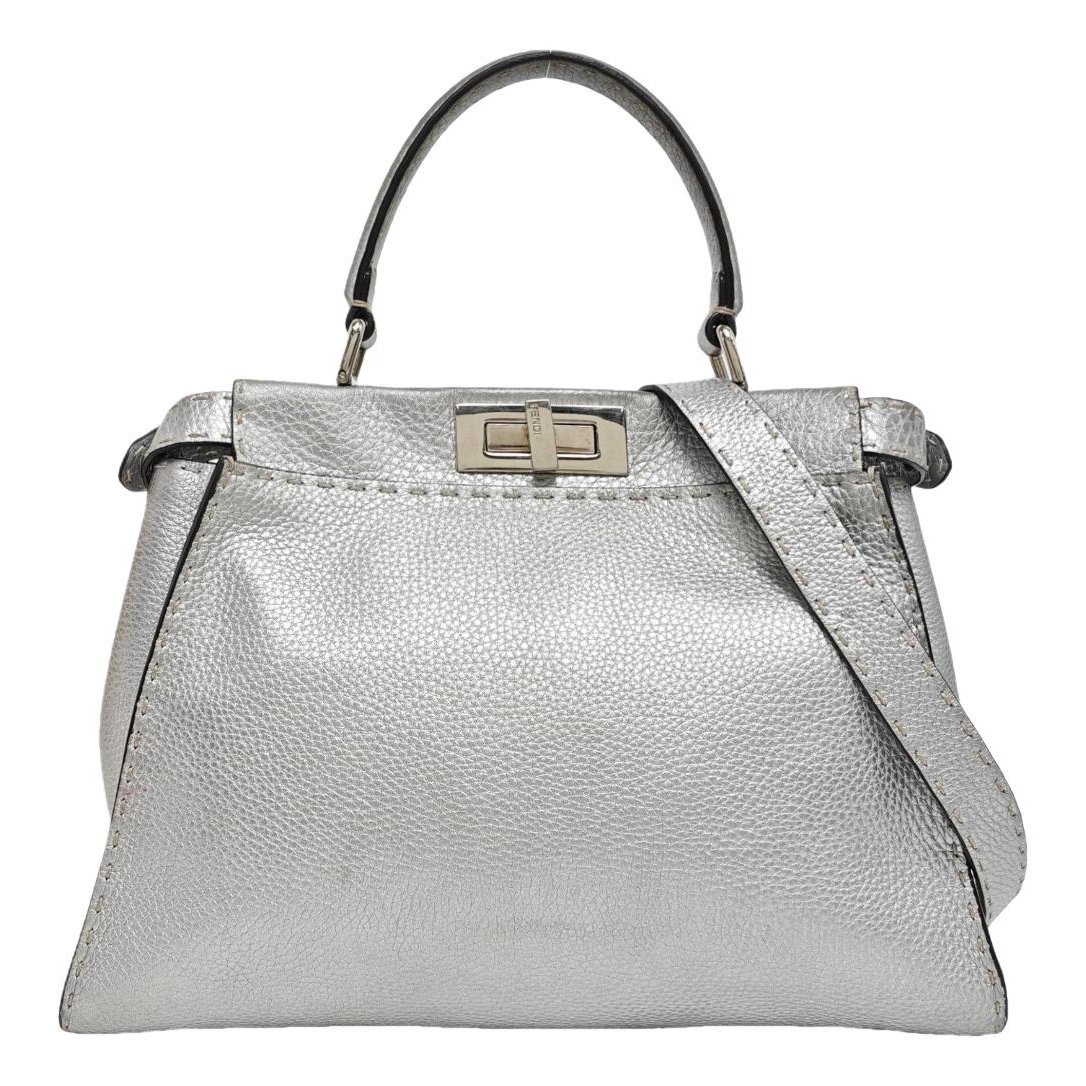 Peekaboo leather handbag