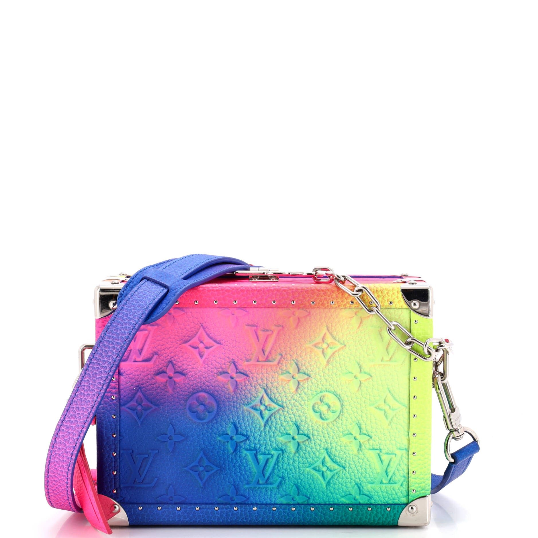 Trunk Clutch Box Limited Edition Illusion Monogram Taurillon Leather
