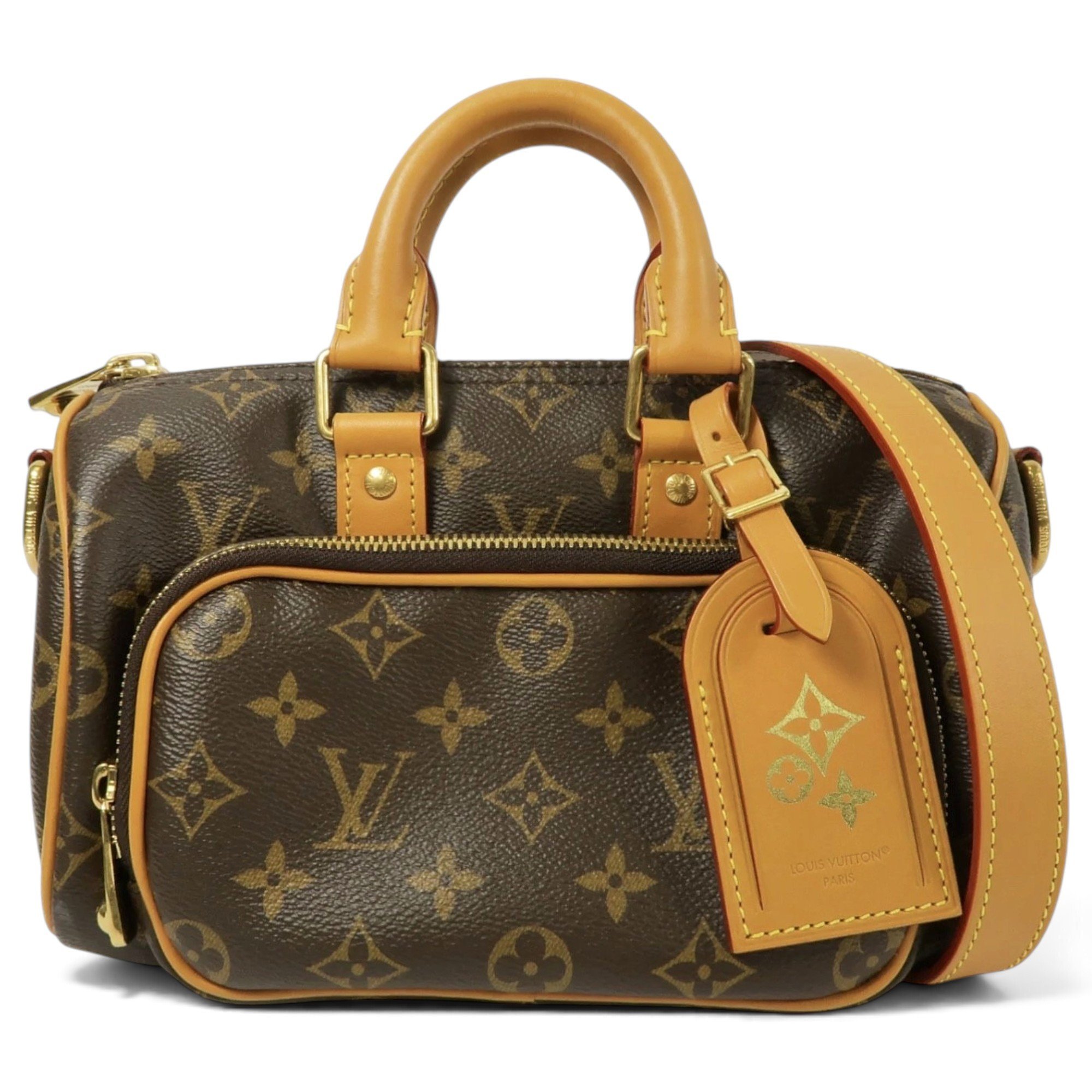 Speedy leather handbag