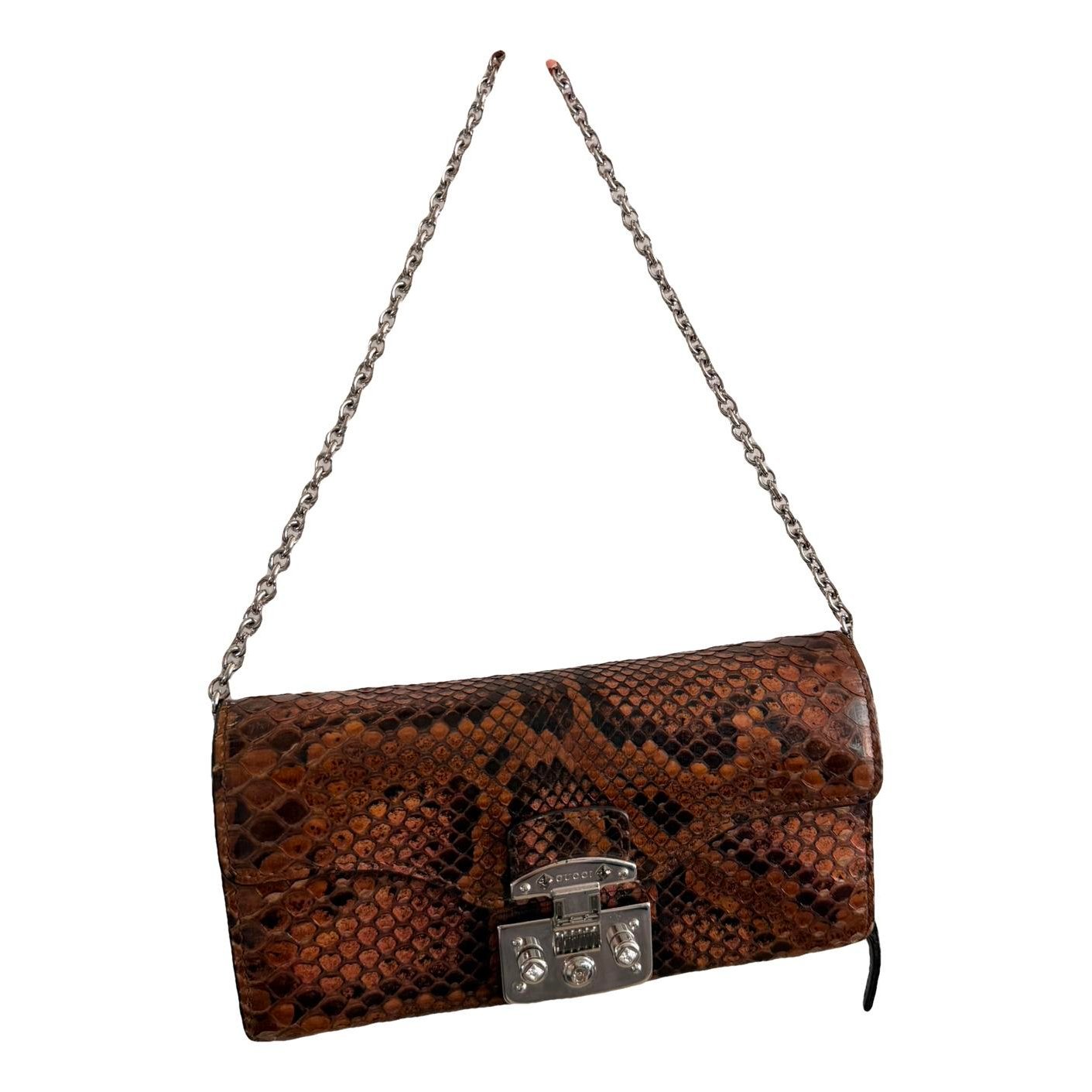 Padlock python handbag
