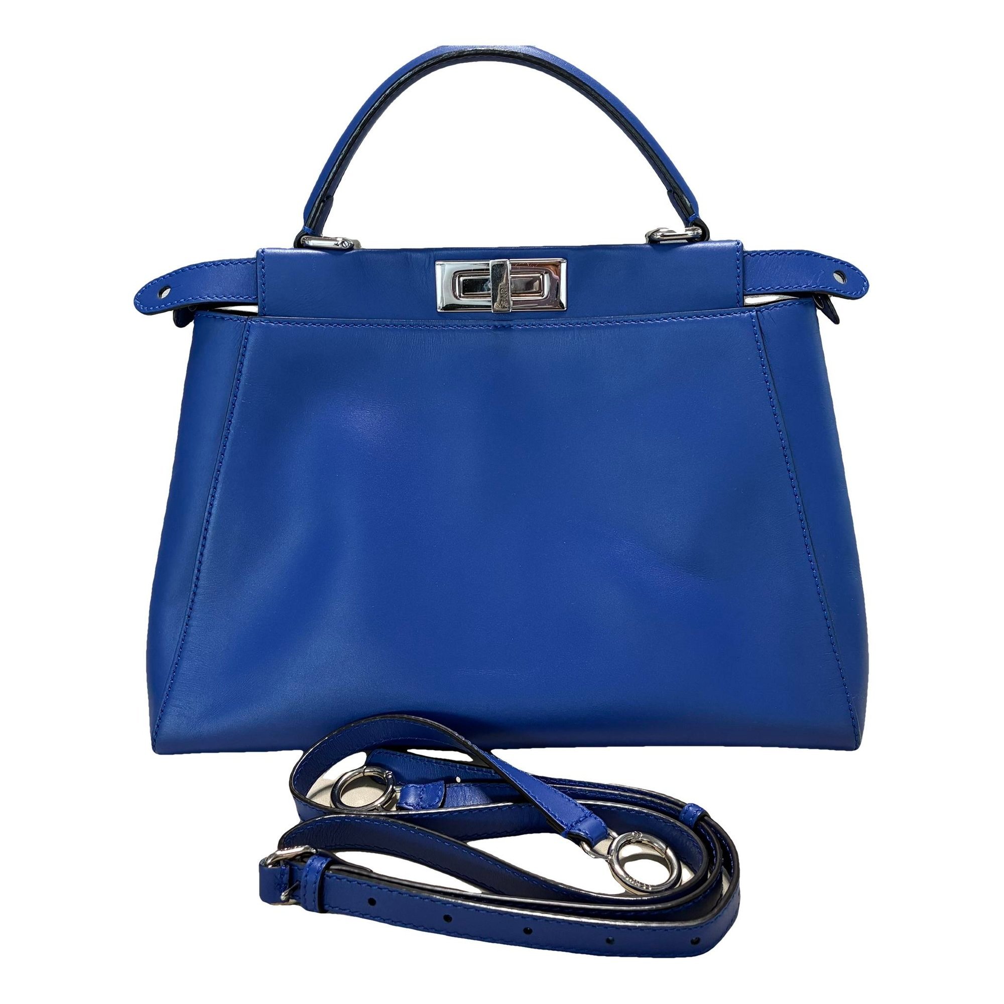 Peekaboo leather handbag