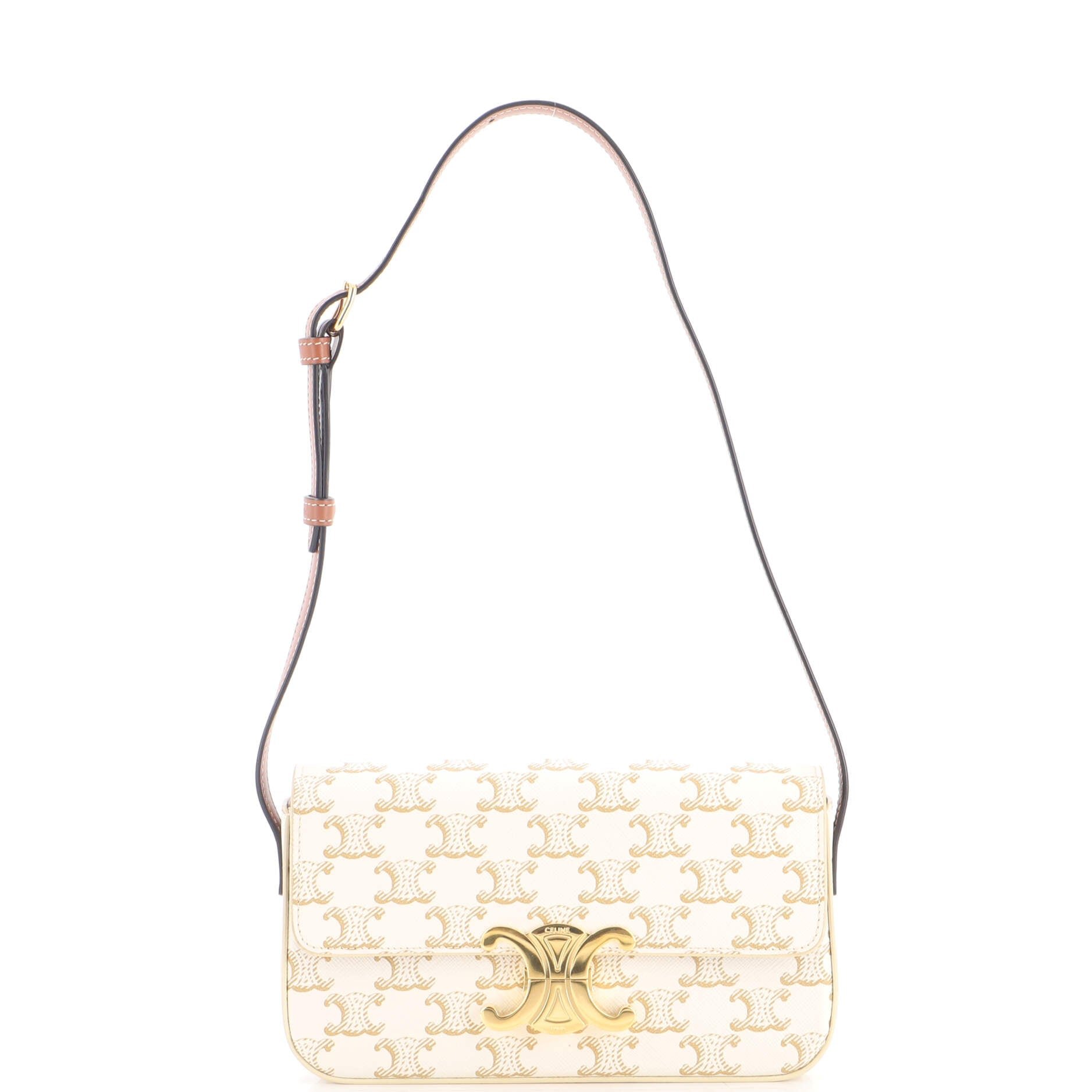 Triomphe East-West Shoulder Bag Triomphe Coated Canvas