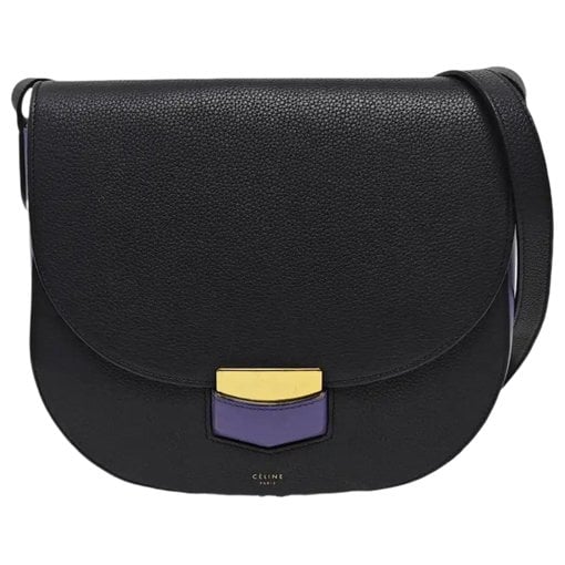 Trotteur leather crossbody bag