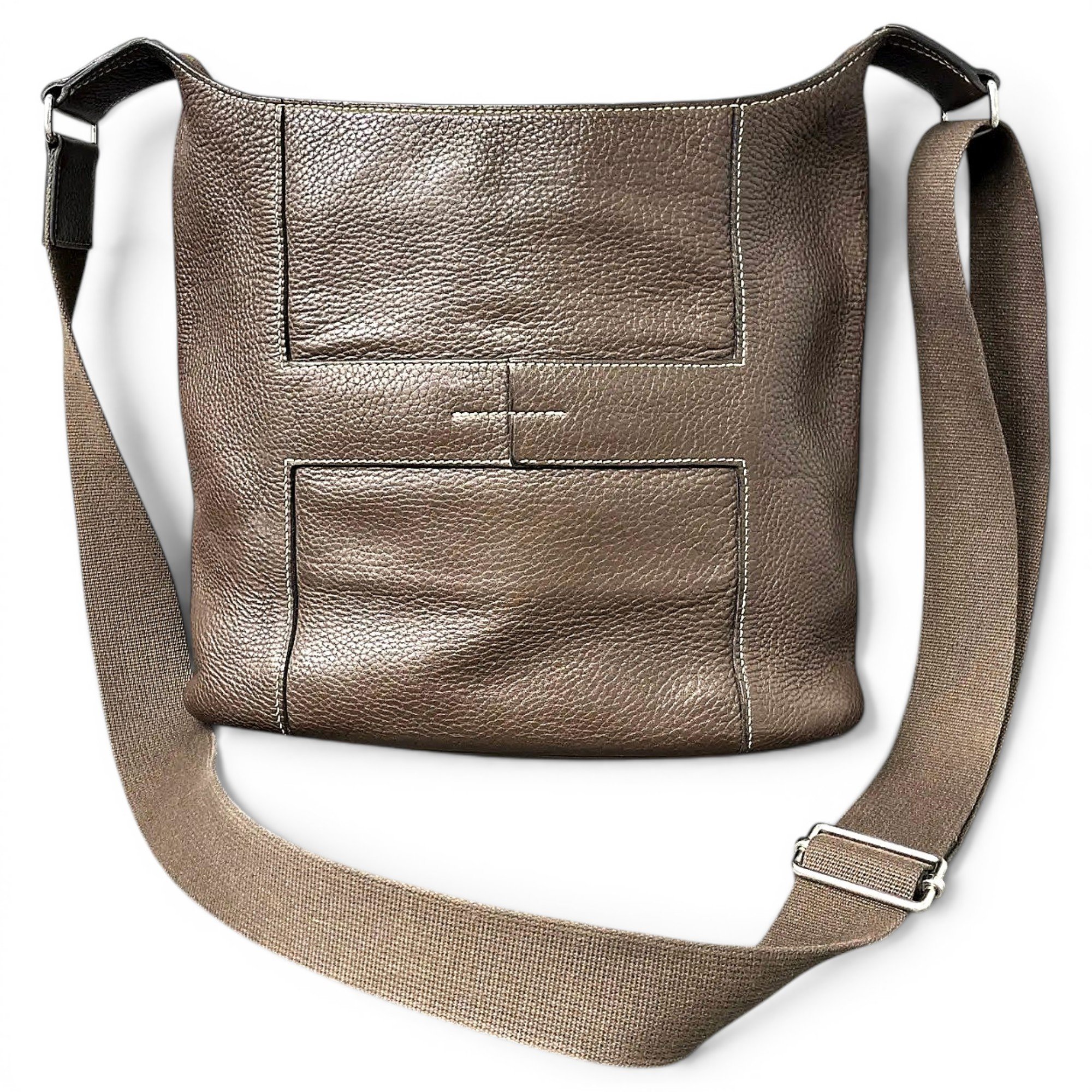 Leather crossbody bag