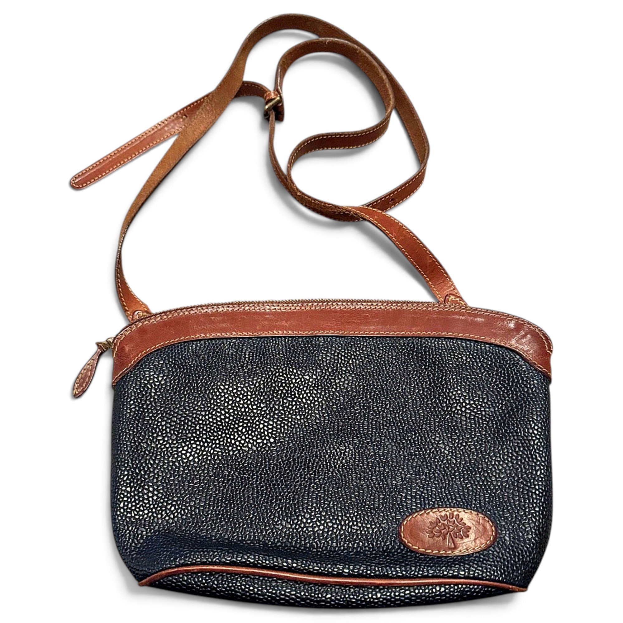 Leather crossbody bag