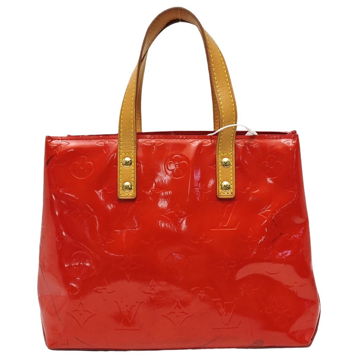 Reade patent leather handbag