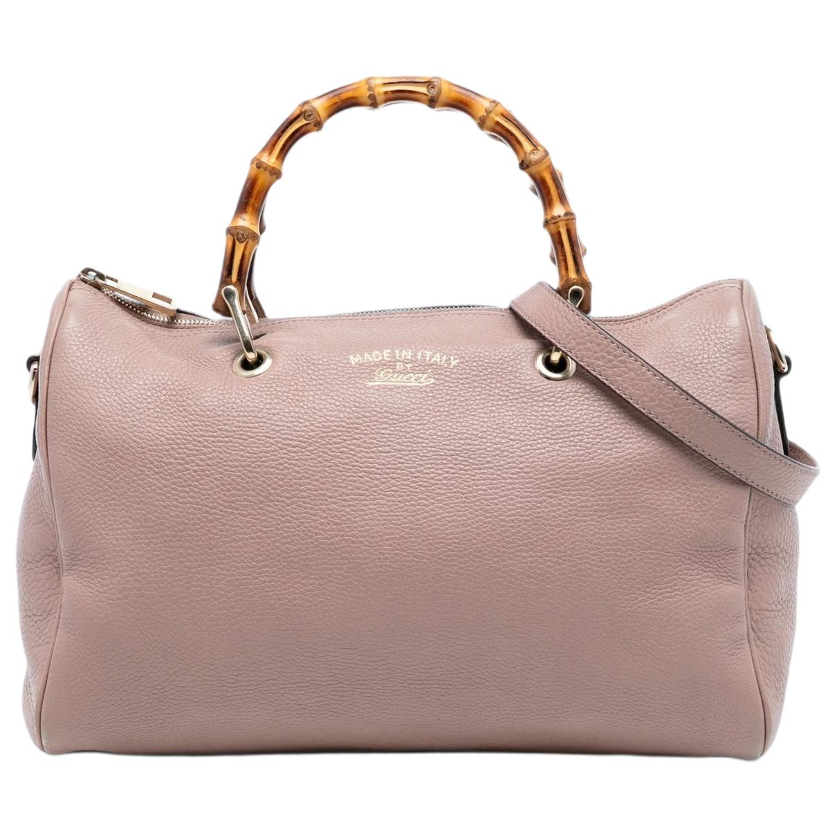 Bamboo leather tote