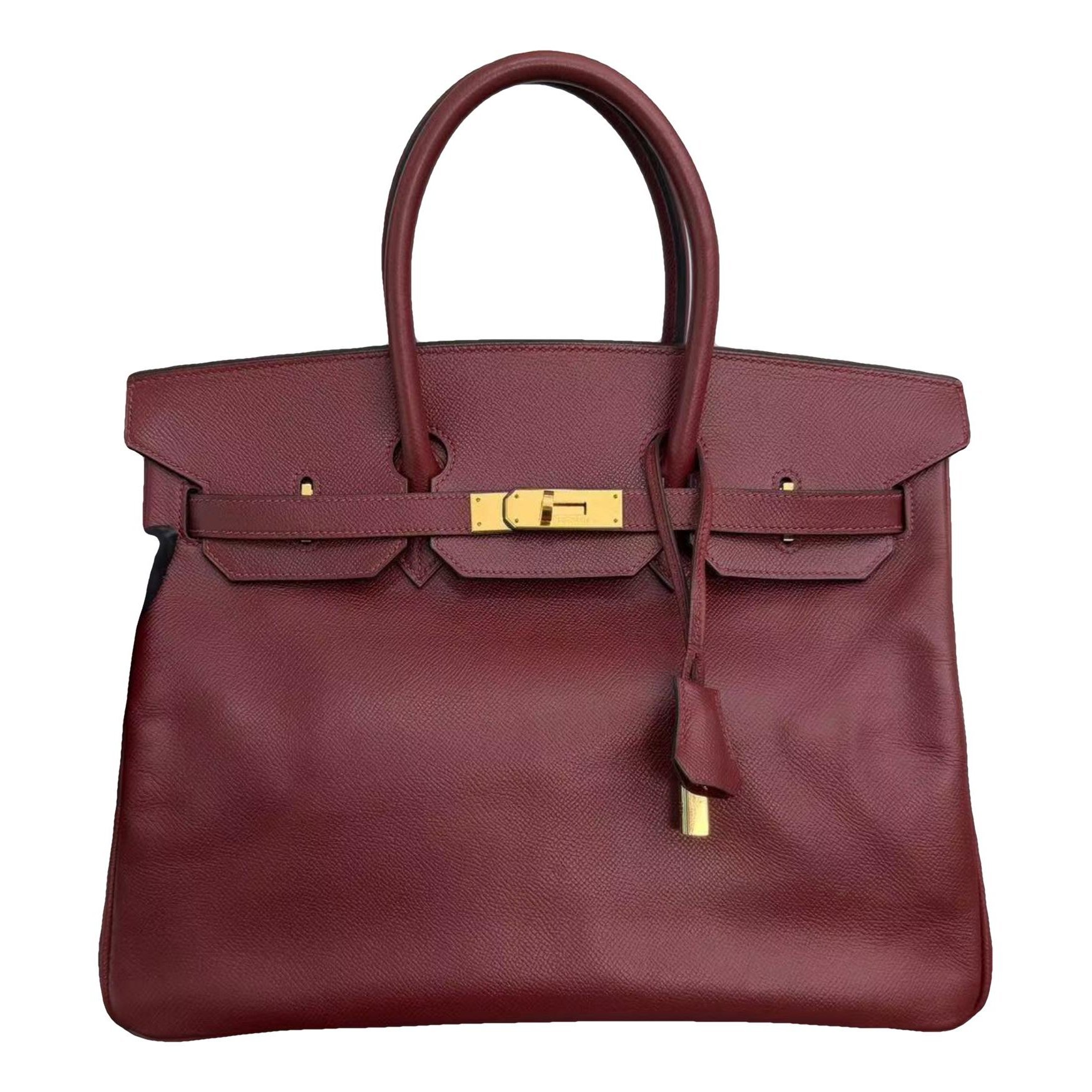 Birkin 35 leather handbag
